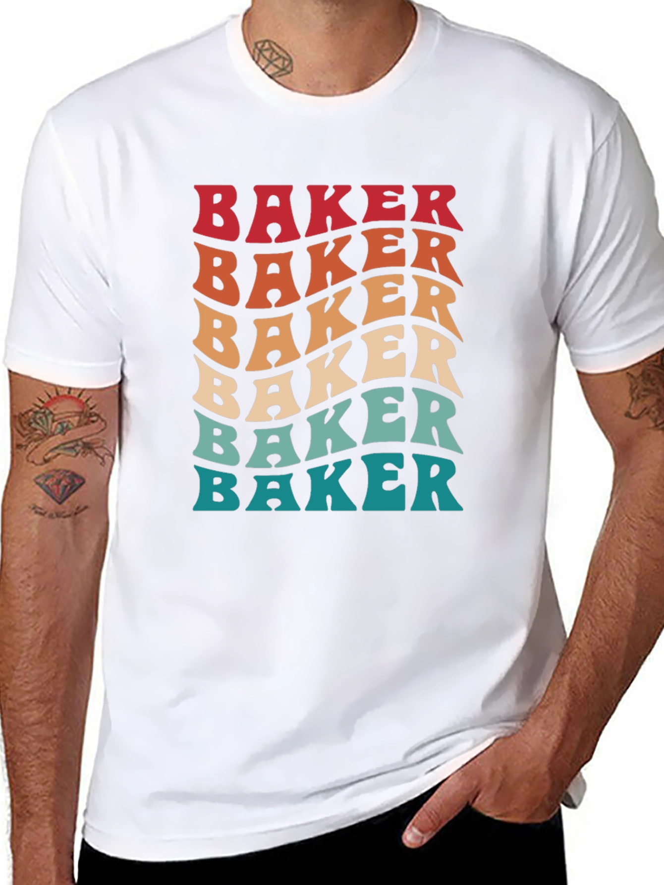 Retro Baker Graphic T-Shirt