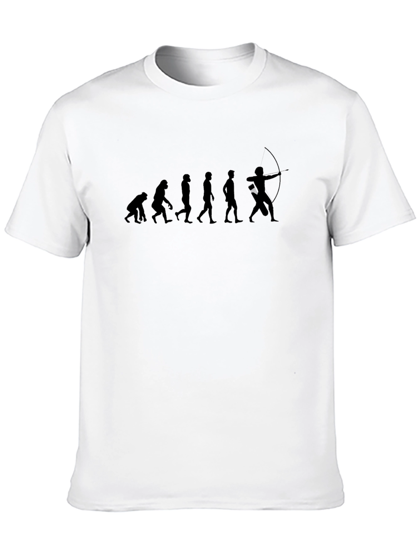 Evolution of Archery T-Shirt - Black Cotton Tee