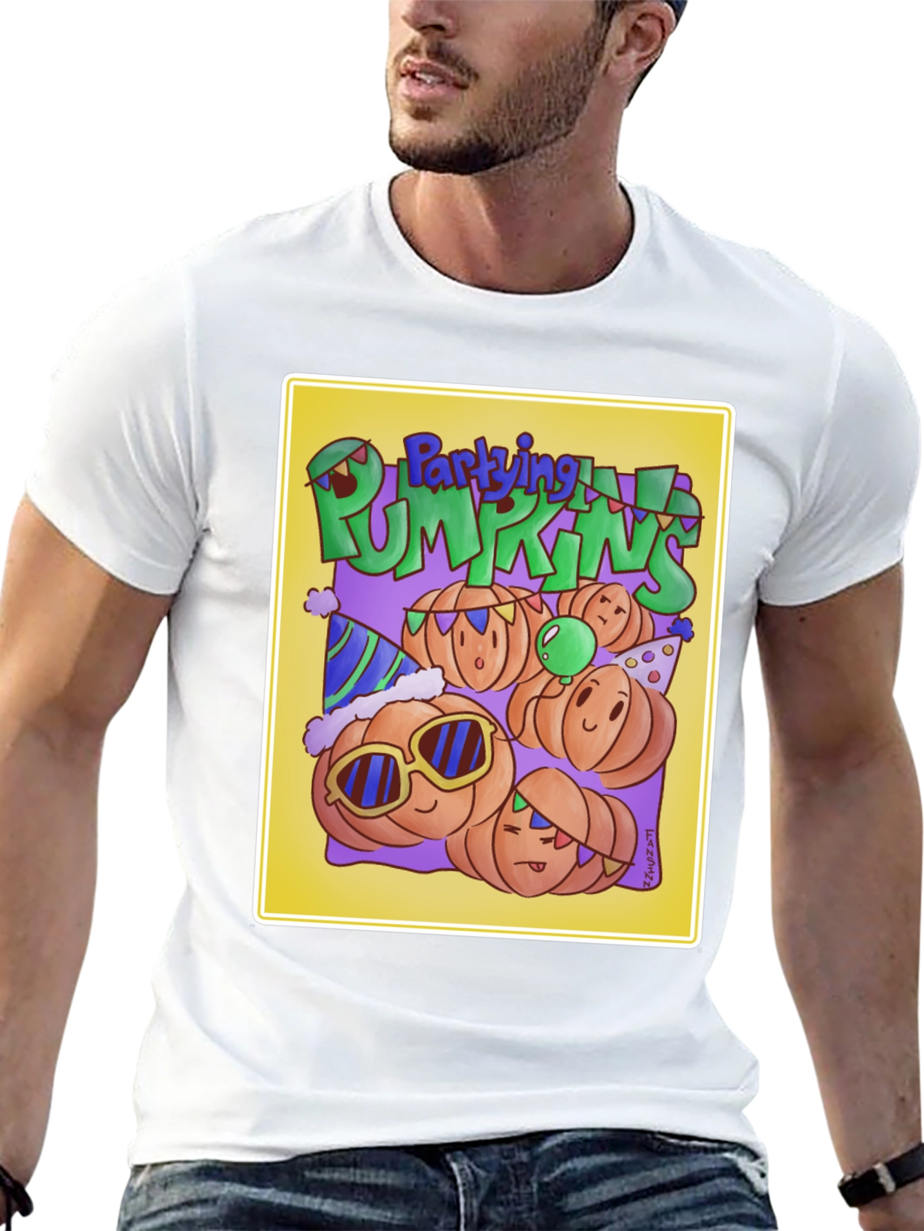 Party Pumpkins Graphic T-Shirt