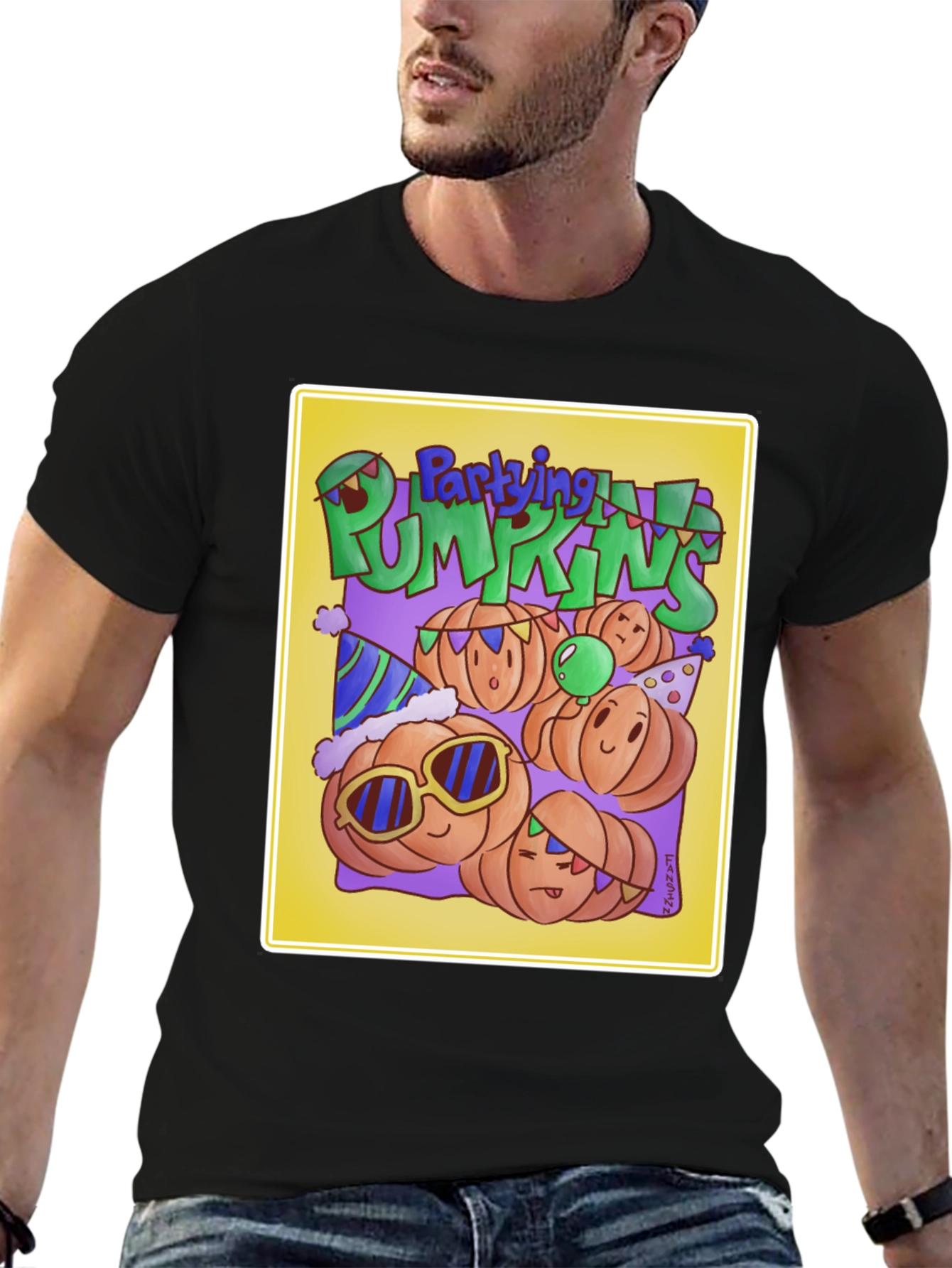 Party Pumpkins Graphic T-Shirt