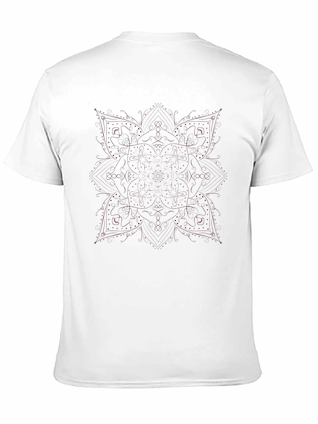 Mens Solid Black Casual Short Sleeve T-Shirt