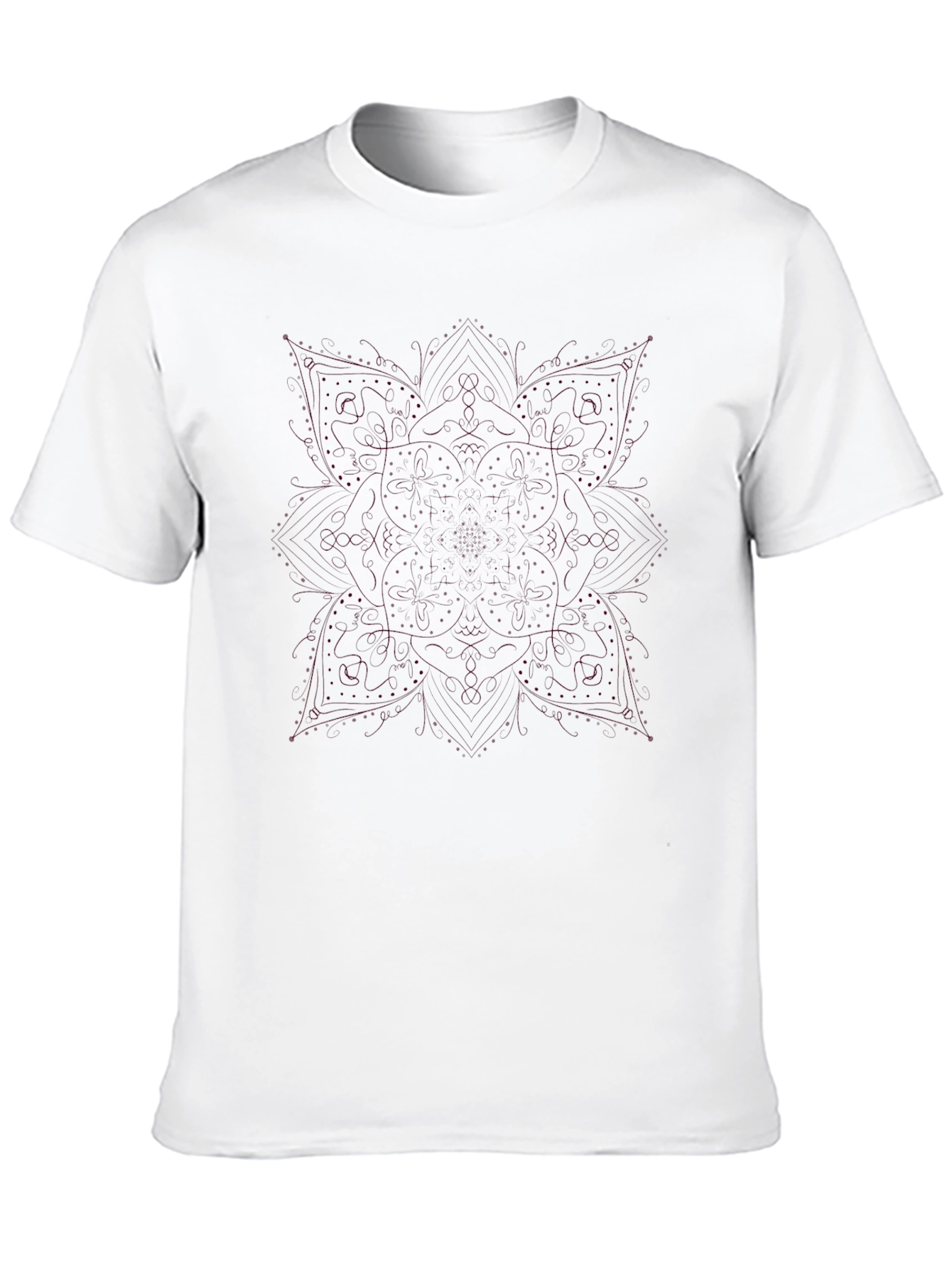 Mens Solid Black Casual Short Sleeve T-Shirt