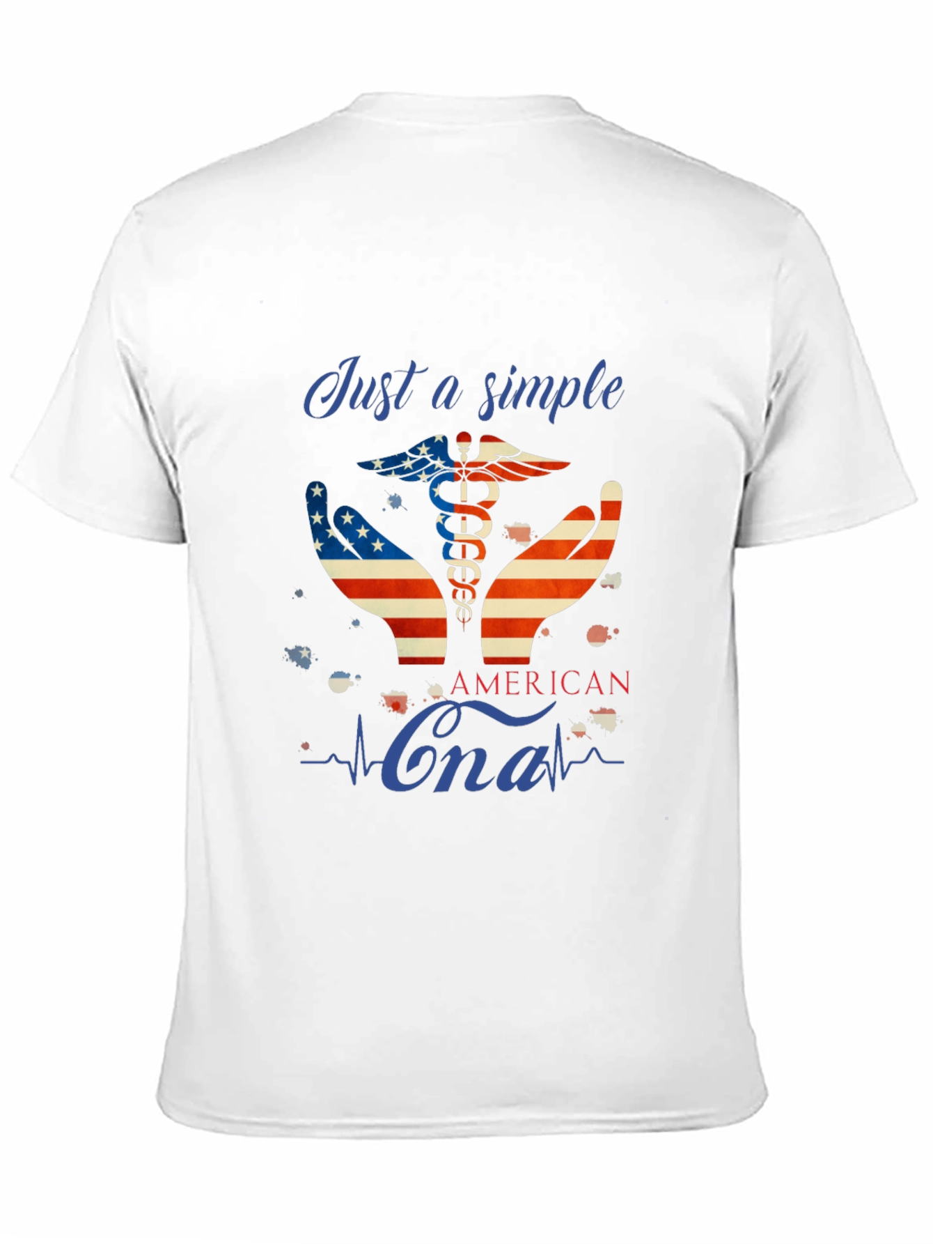 American CNA T-Shirt - Patriotic Healthcare Apparel