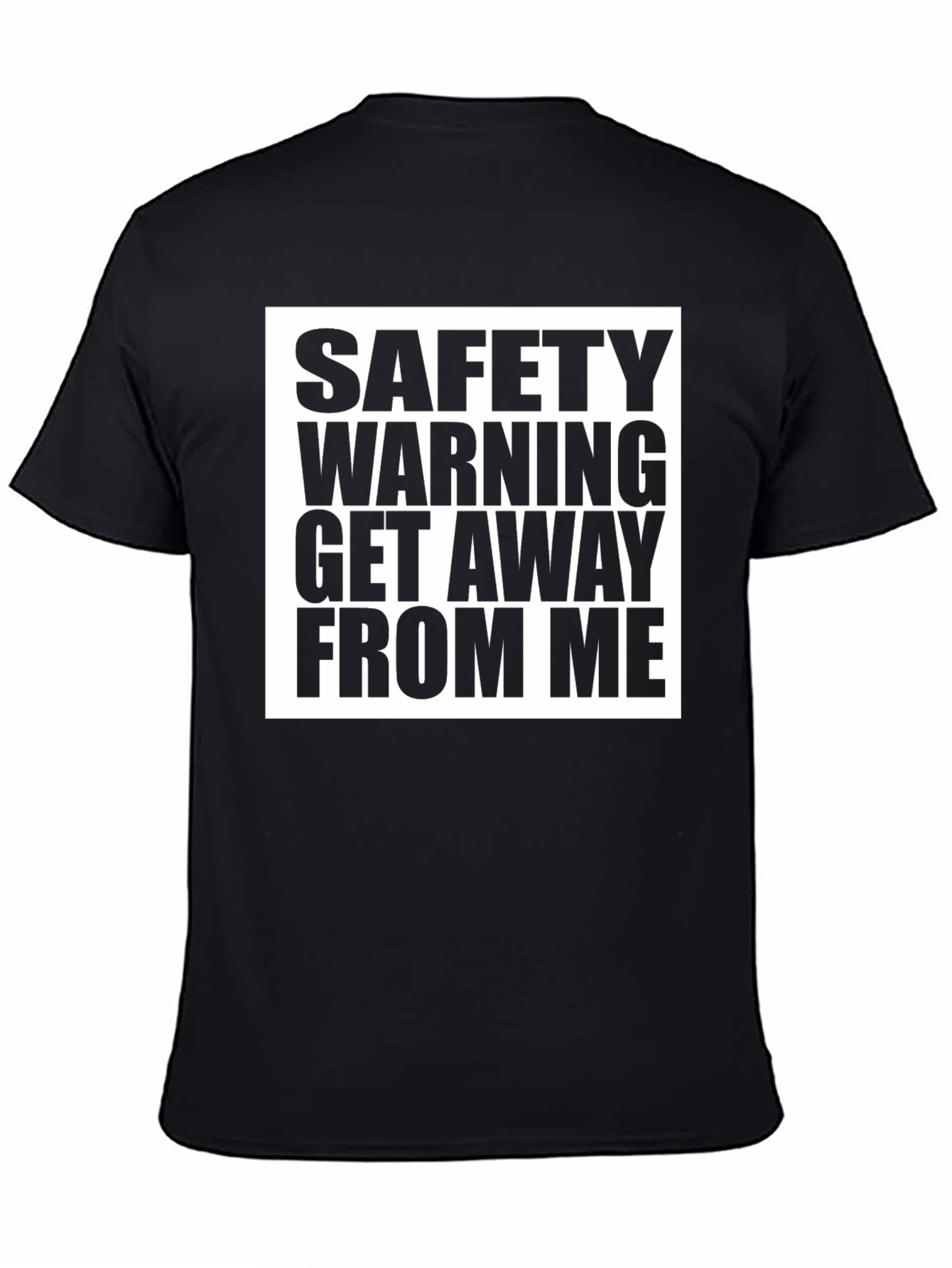 Safety Warning Graphic T-Shirt