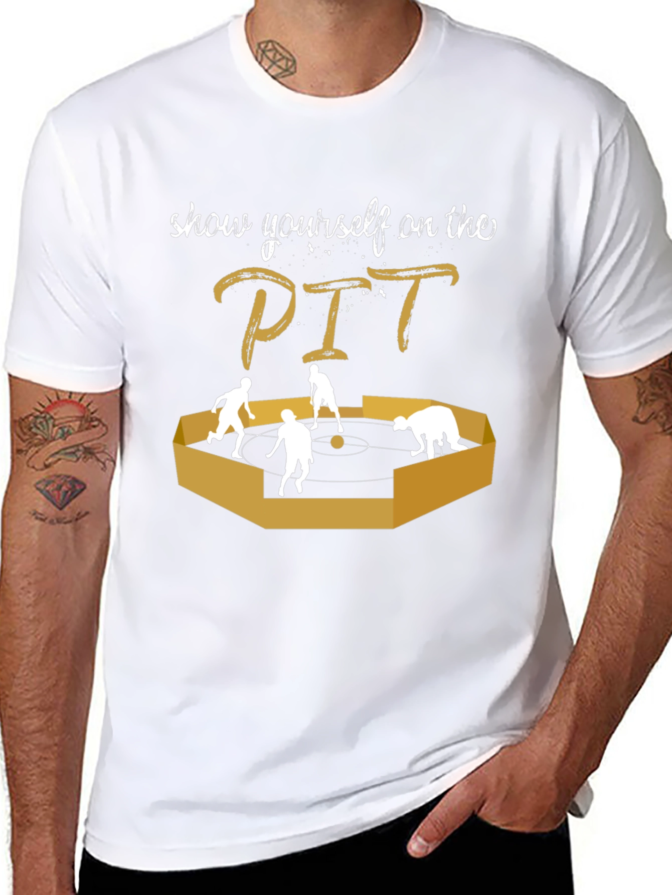 Show Yourself on the PIT Funny Graphic Tee