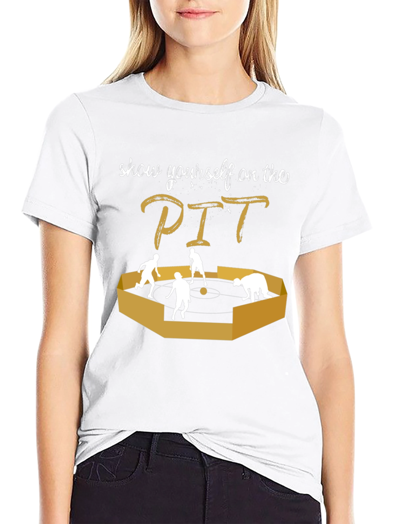 Show Yourself on the PIT Funny Graphic Tee