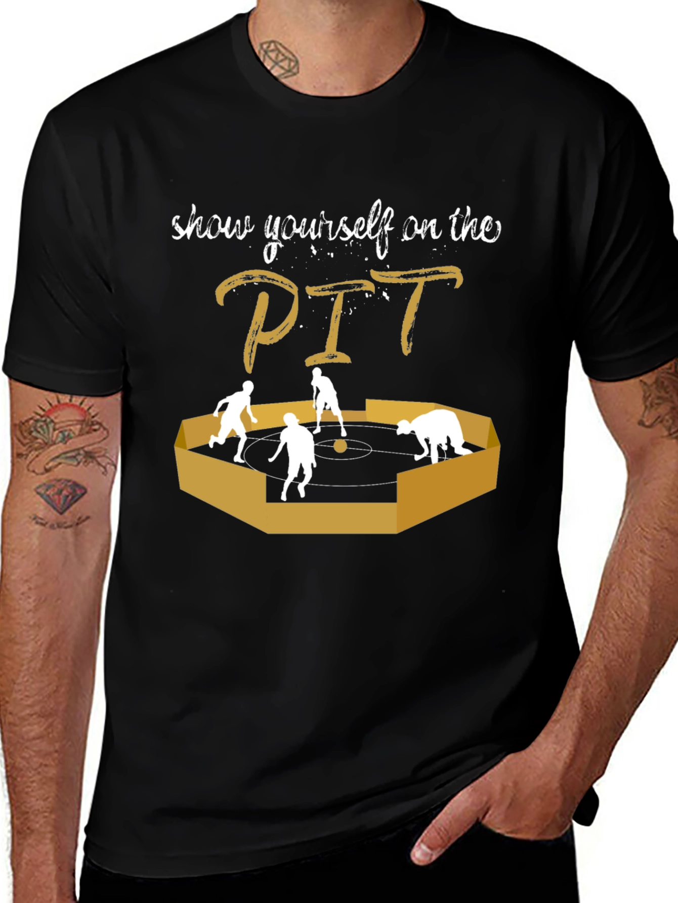 Show Yourself on the PIT Funny Graphic Tee