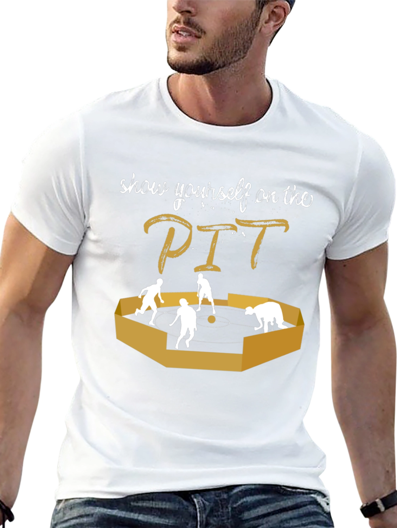 Show Yourself on the PIT Funny Graphic Tee