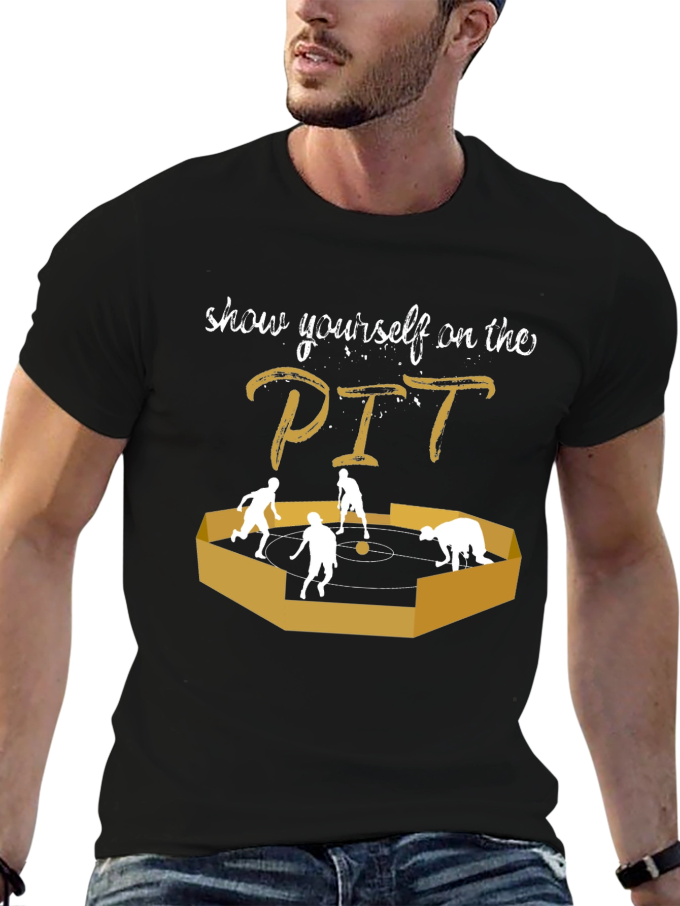 Show Yourself on the PIT Funny Graphic Tee