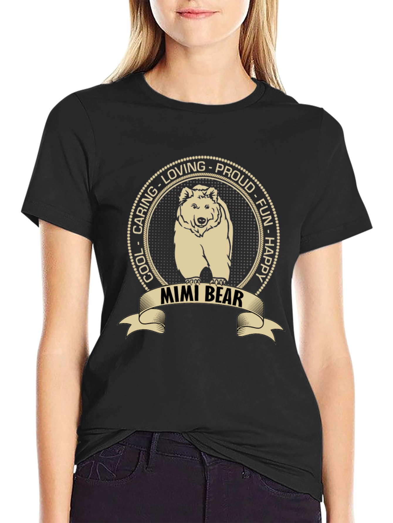 Mimi Bear T-Shirt - Loving Caring and Proud