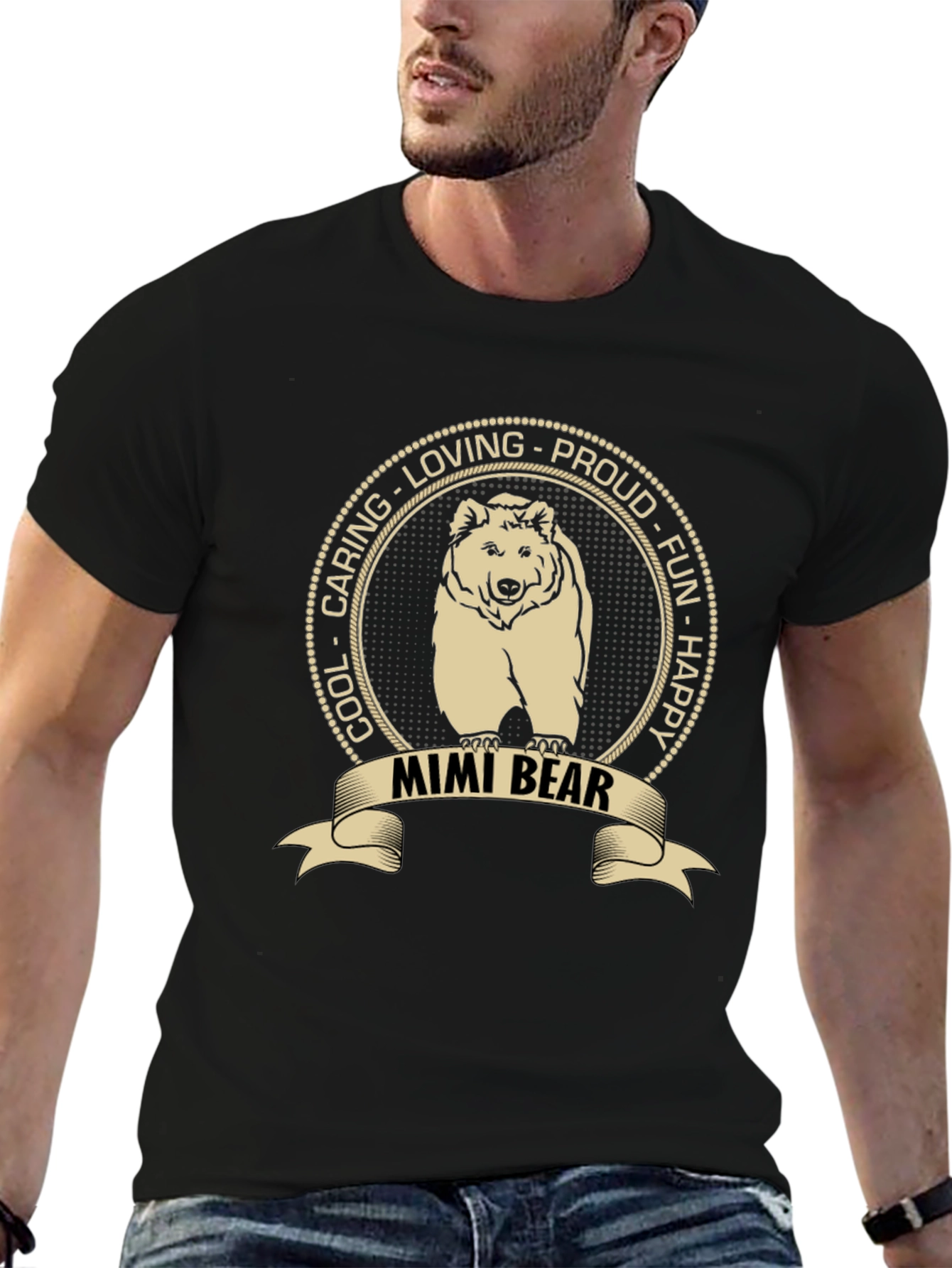 Mimi Bear T-Shirt - Loving Caring and Proud
