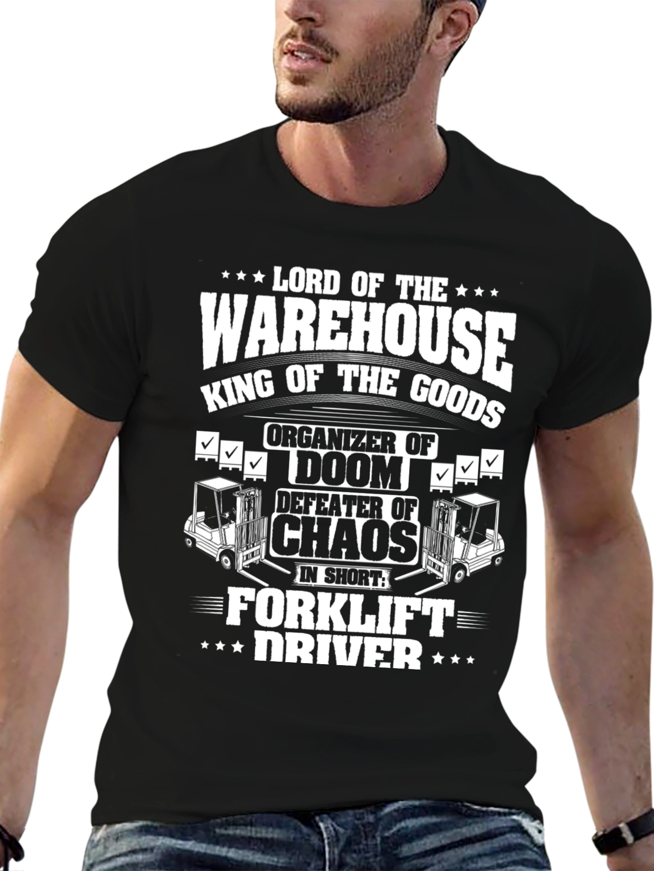 Warehouse Lord Forklift Driver T-Shirt