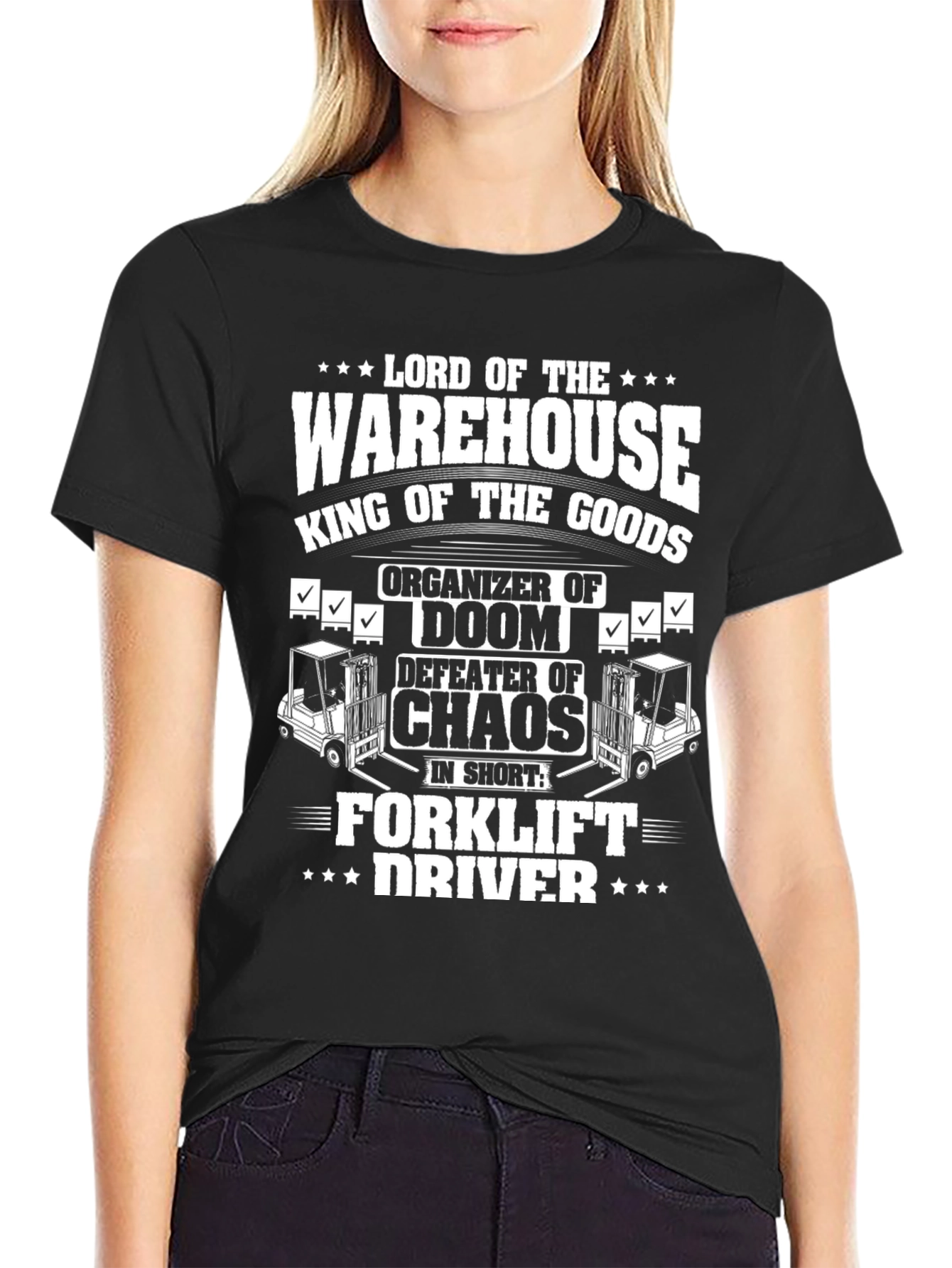 Warehouse Lord Forklift Driver T-Shirt