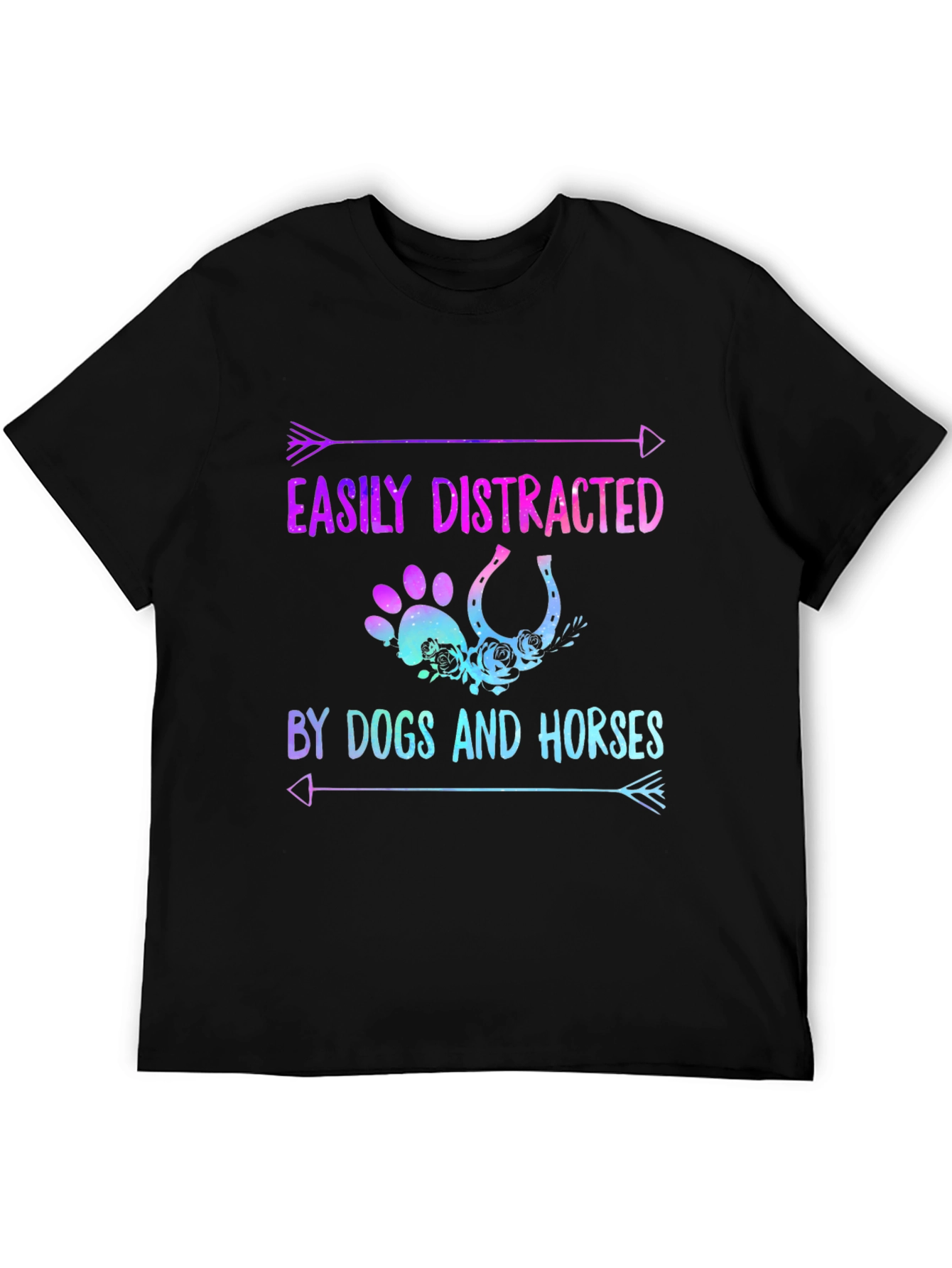 Easily Distracted by Dogs and Horses Tee