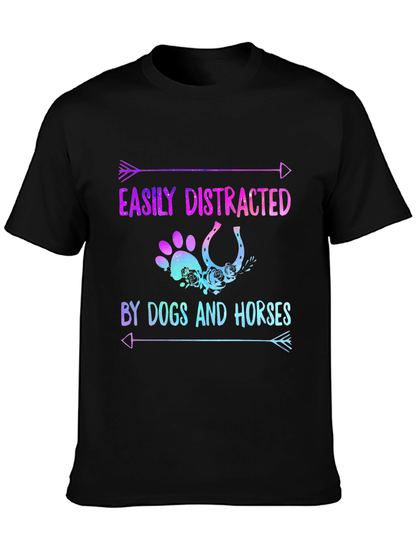 Easily Distracted by Dogs and Horses Tee
