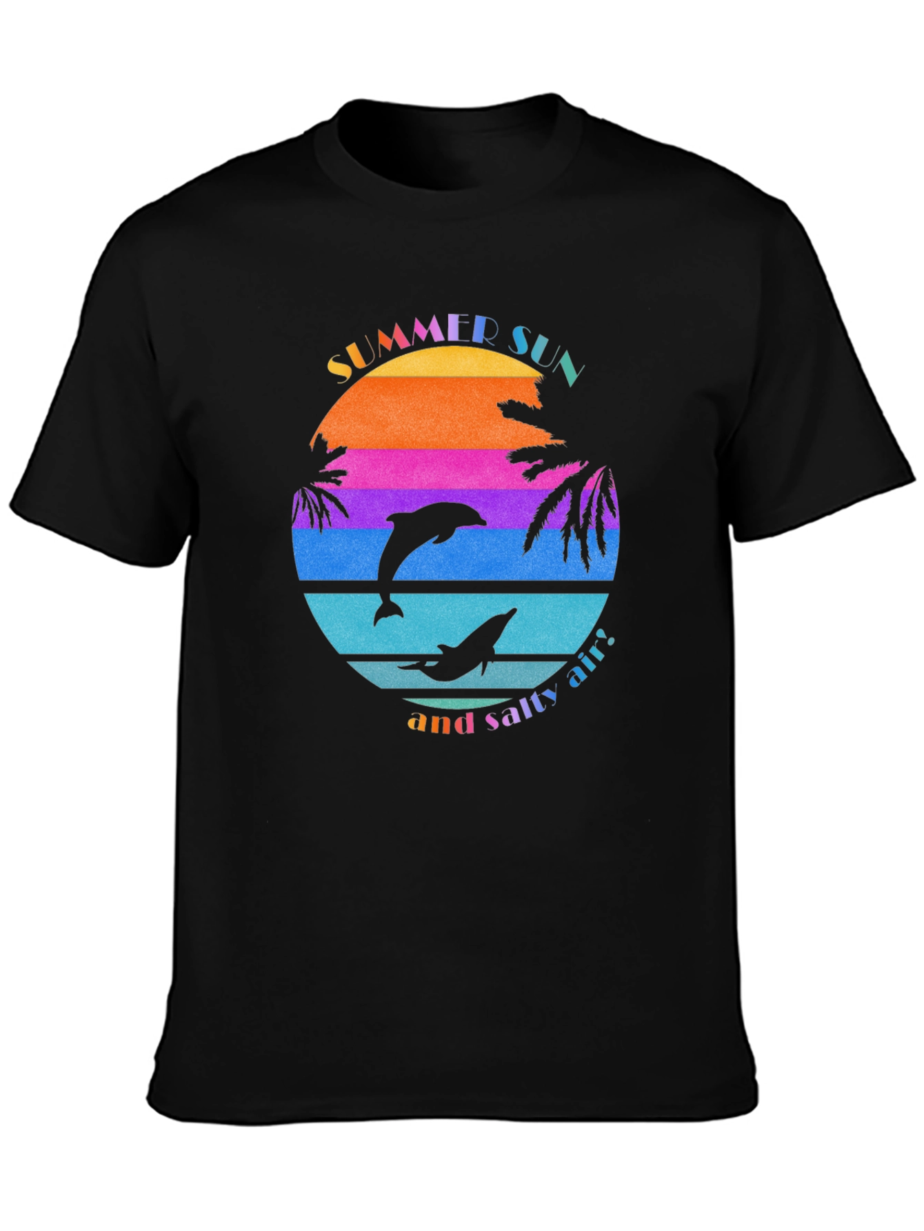 Summer Sun Dolphin Graphic Tee