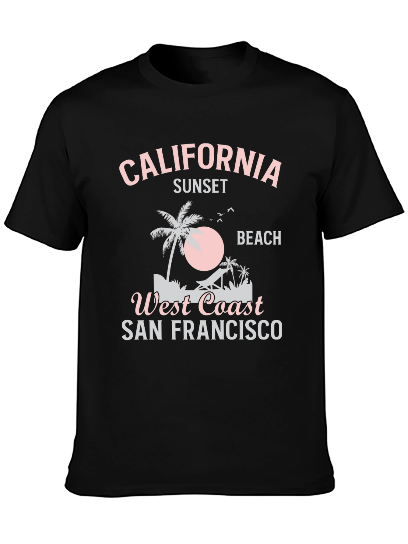 California Sunset Beach Graphic Tee