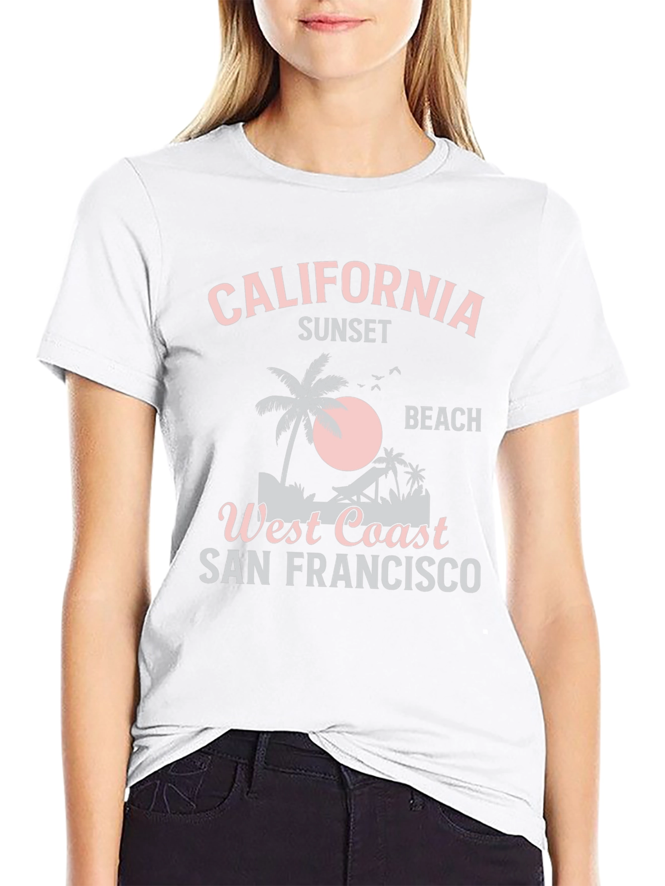 California Sunset Beach Graphic Tee