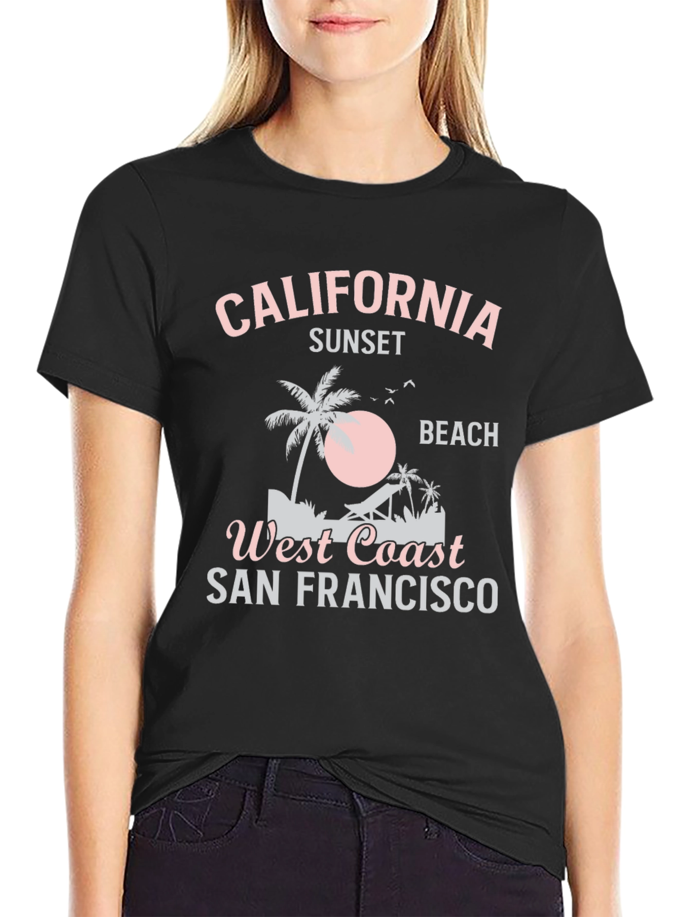 California Sunset Beach Graphic Tee