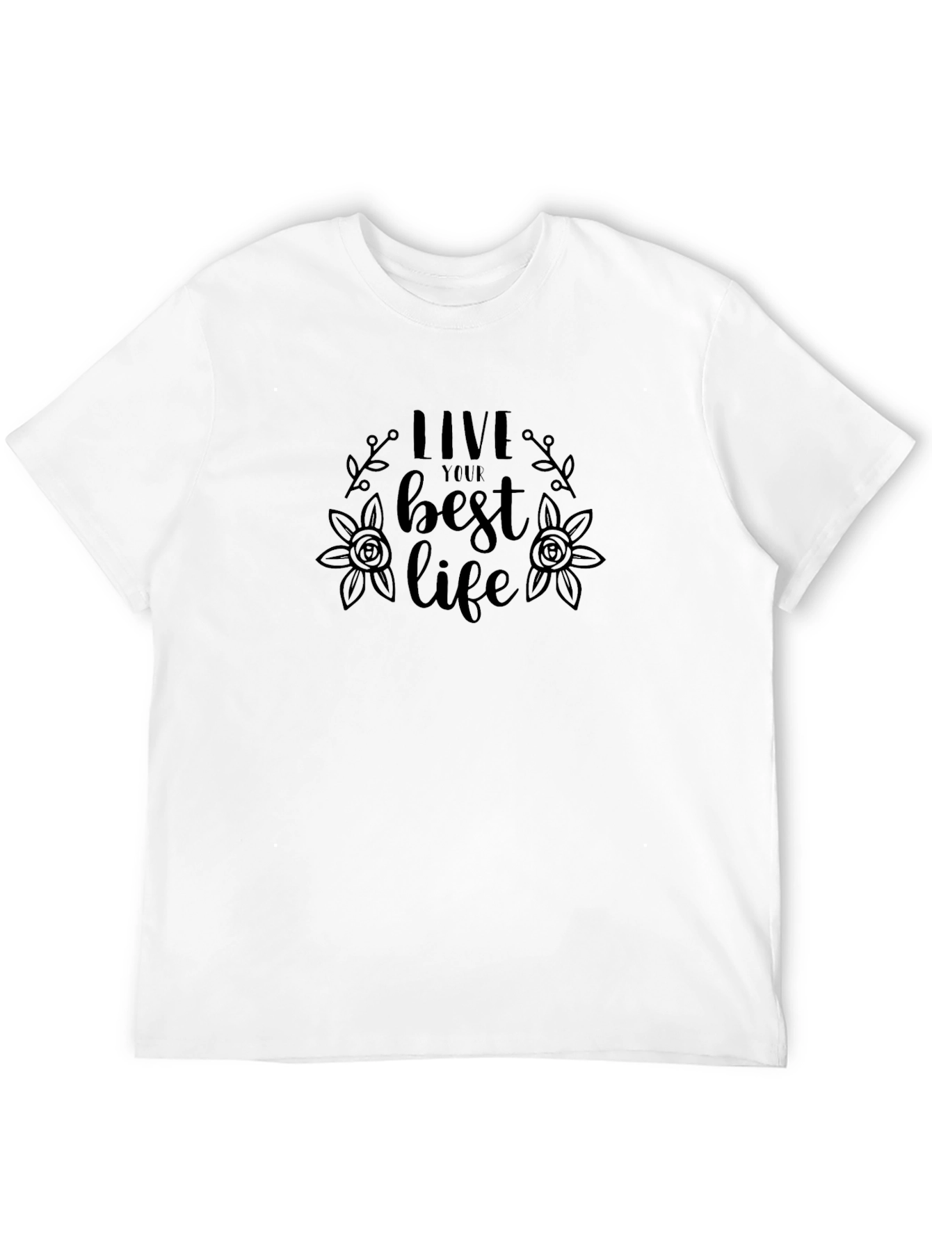 Live Your Best Life Graphic Tee - Black
