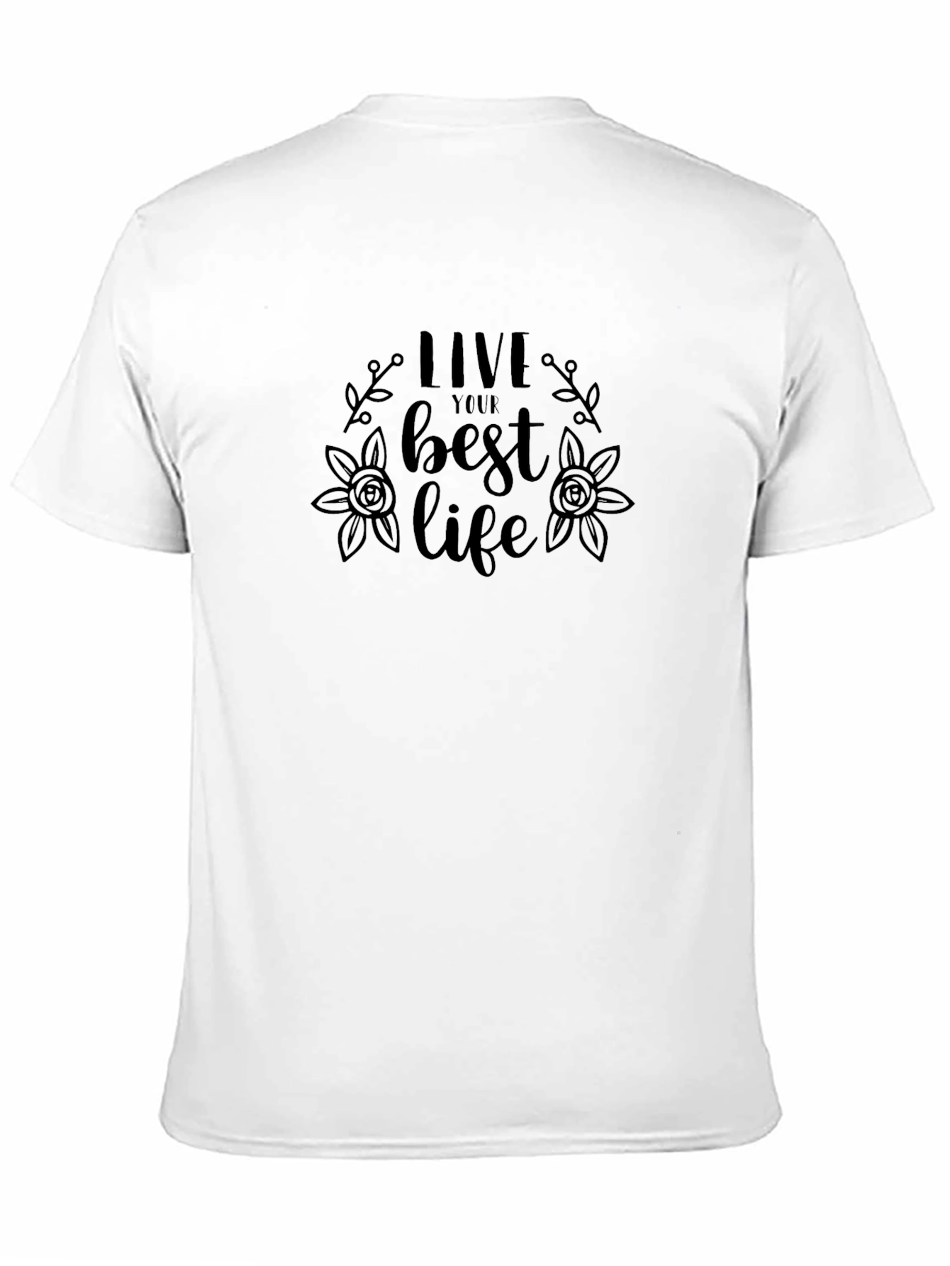 Live Your Best Life Graphic Tee - Black