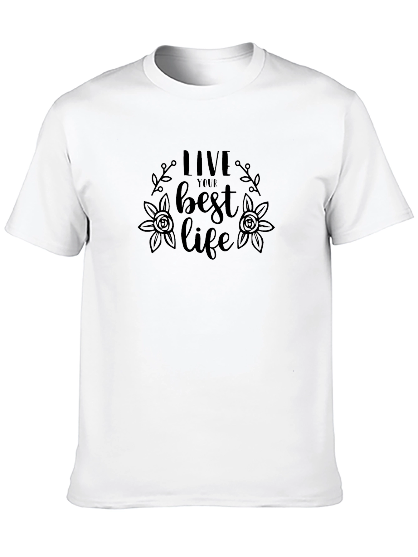 Live Your Best Life Graphic Tee - Black