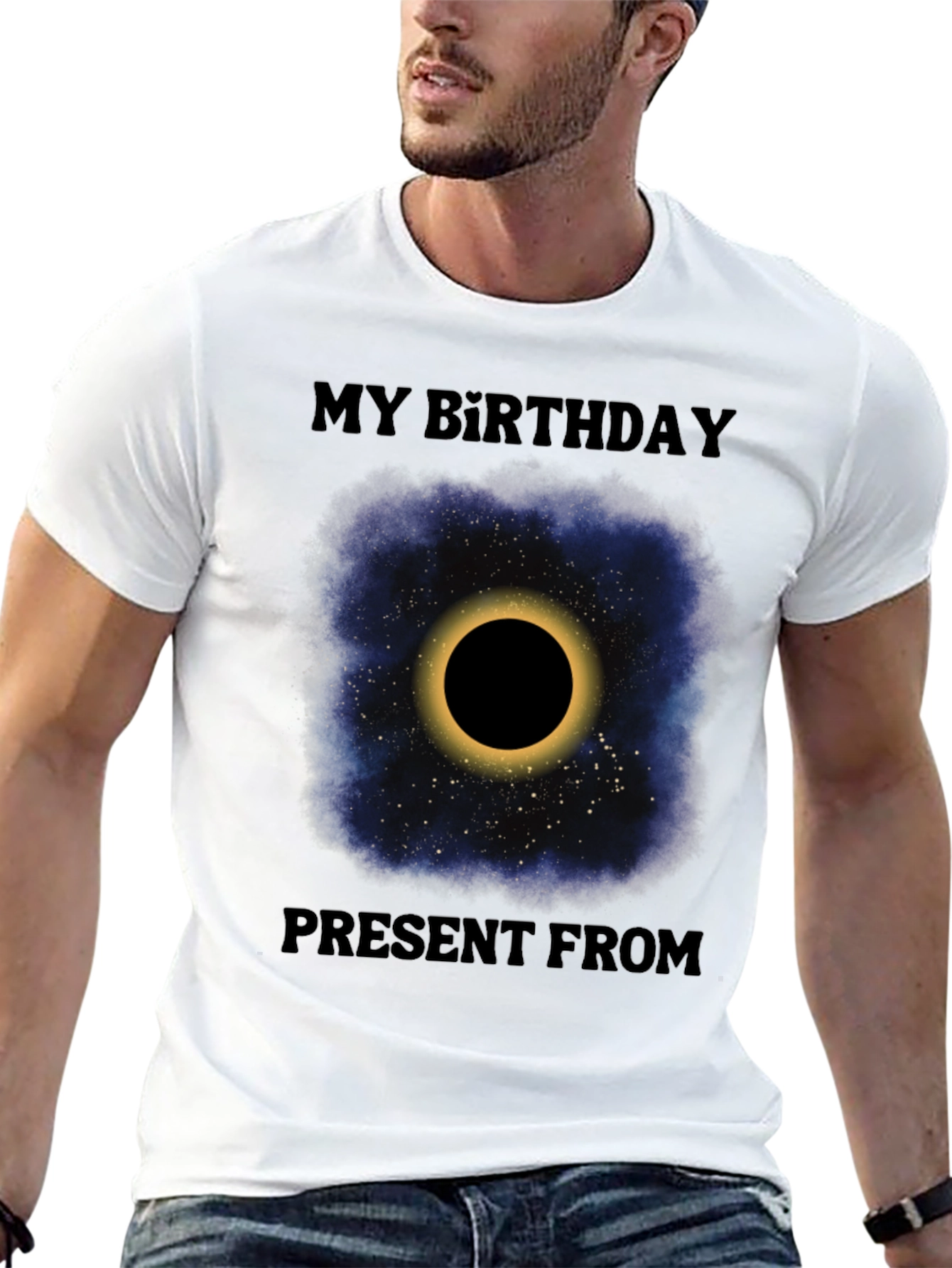 My Birthday Present From Total Solar Eclipse Graphic Tee