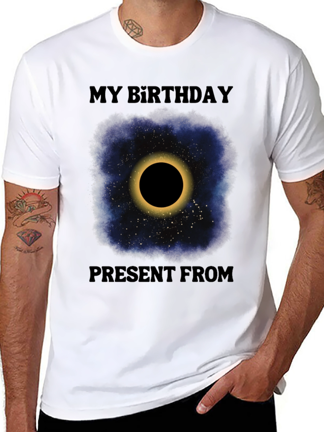 My Birthday Present From Total Solar Eclipse Graphic Tee