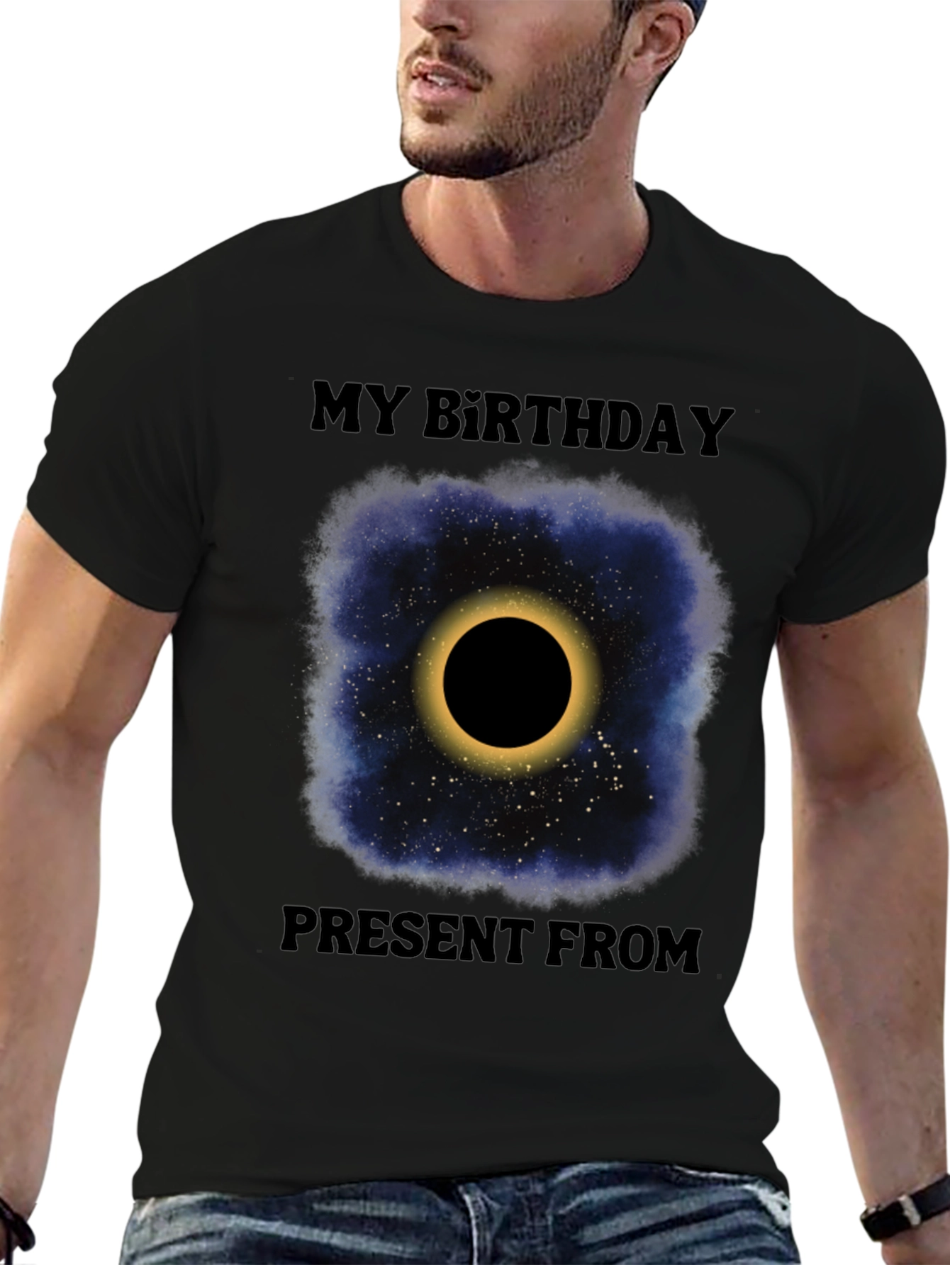 My Birthday Present From Total Solar Eclipse Graphic Tee