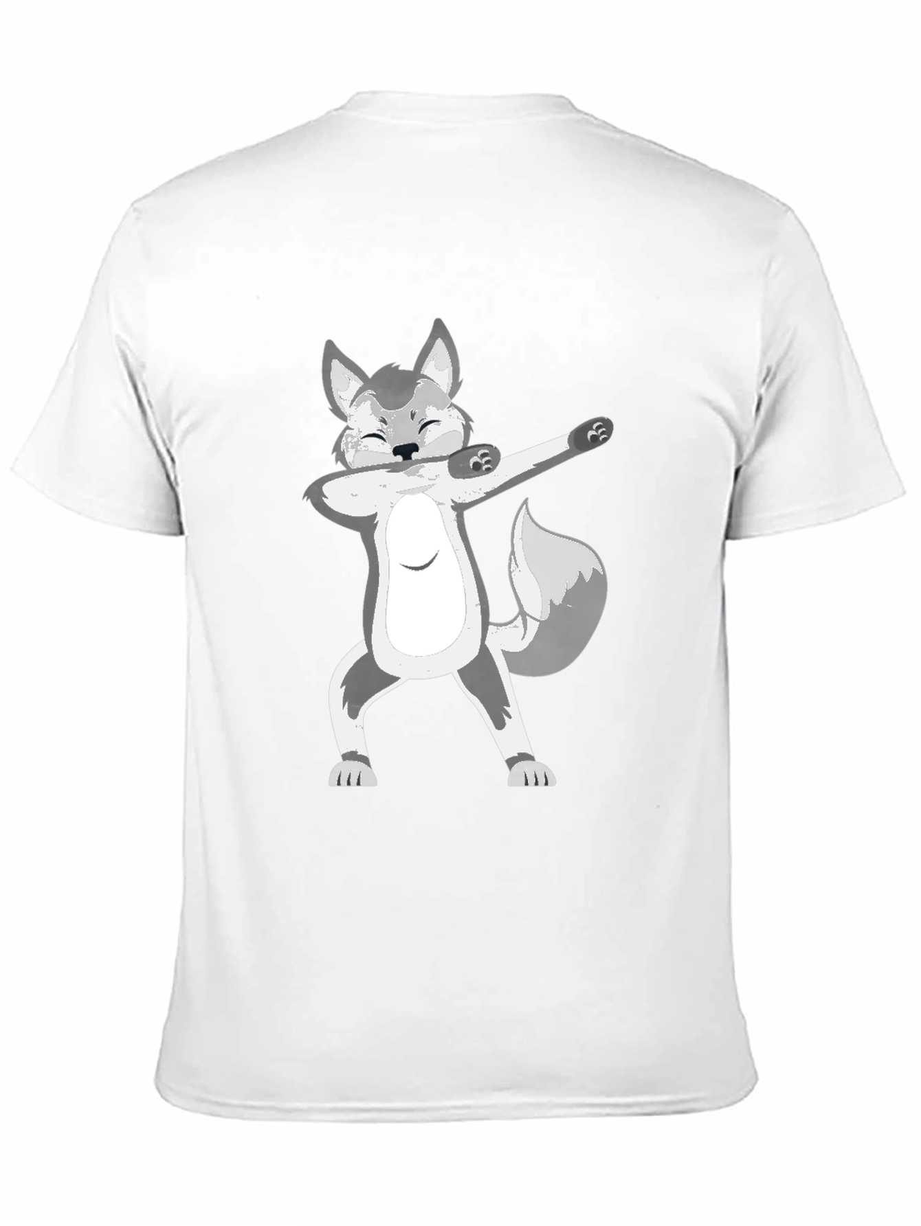 Dabbing Wolf Graphic T-Shirt