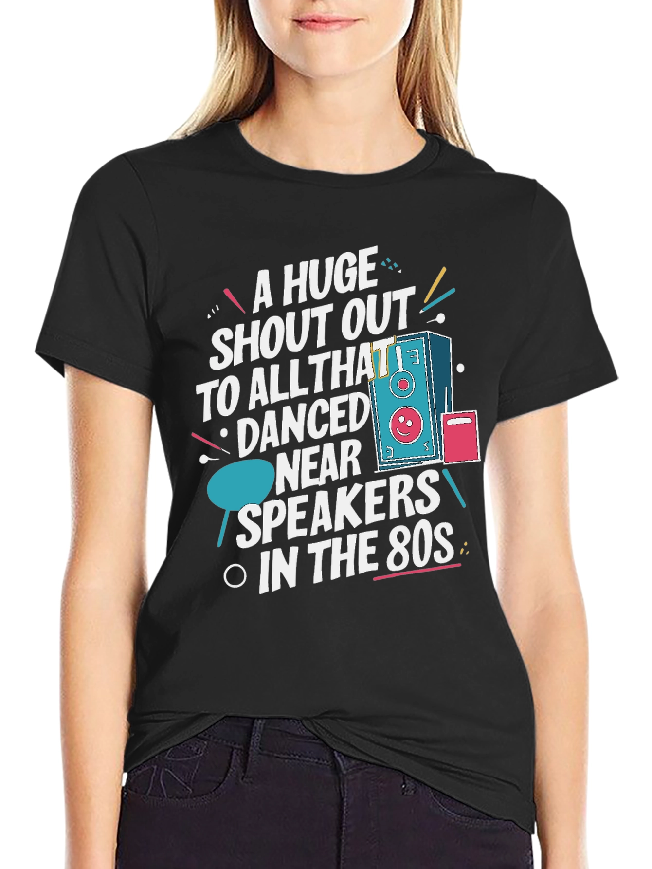 Retro 80s Speaker T-Shirt