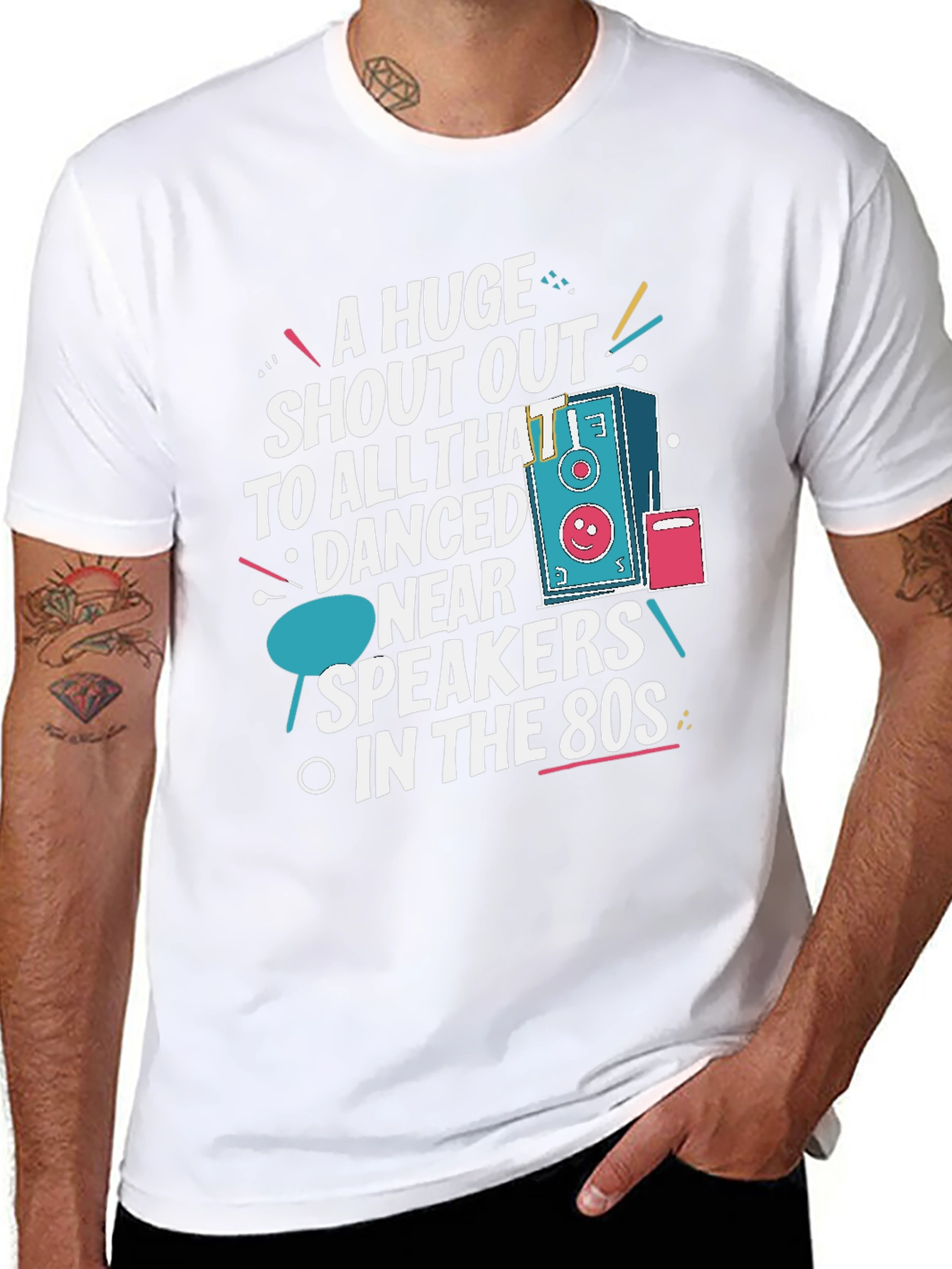 Retro 80s Speaker T-Shirt
