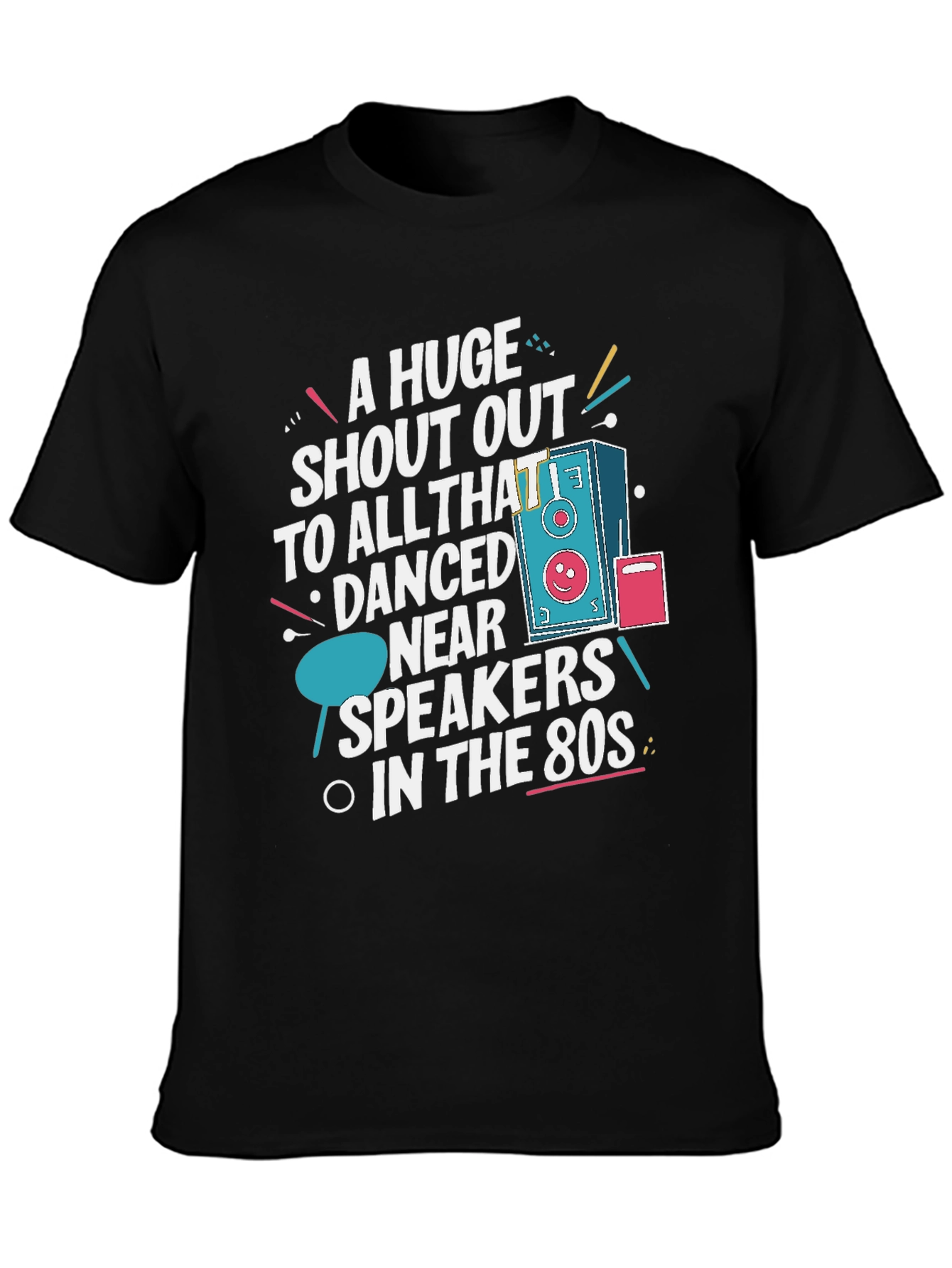 Retro 80s Speaker T-Shirt
