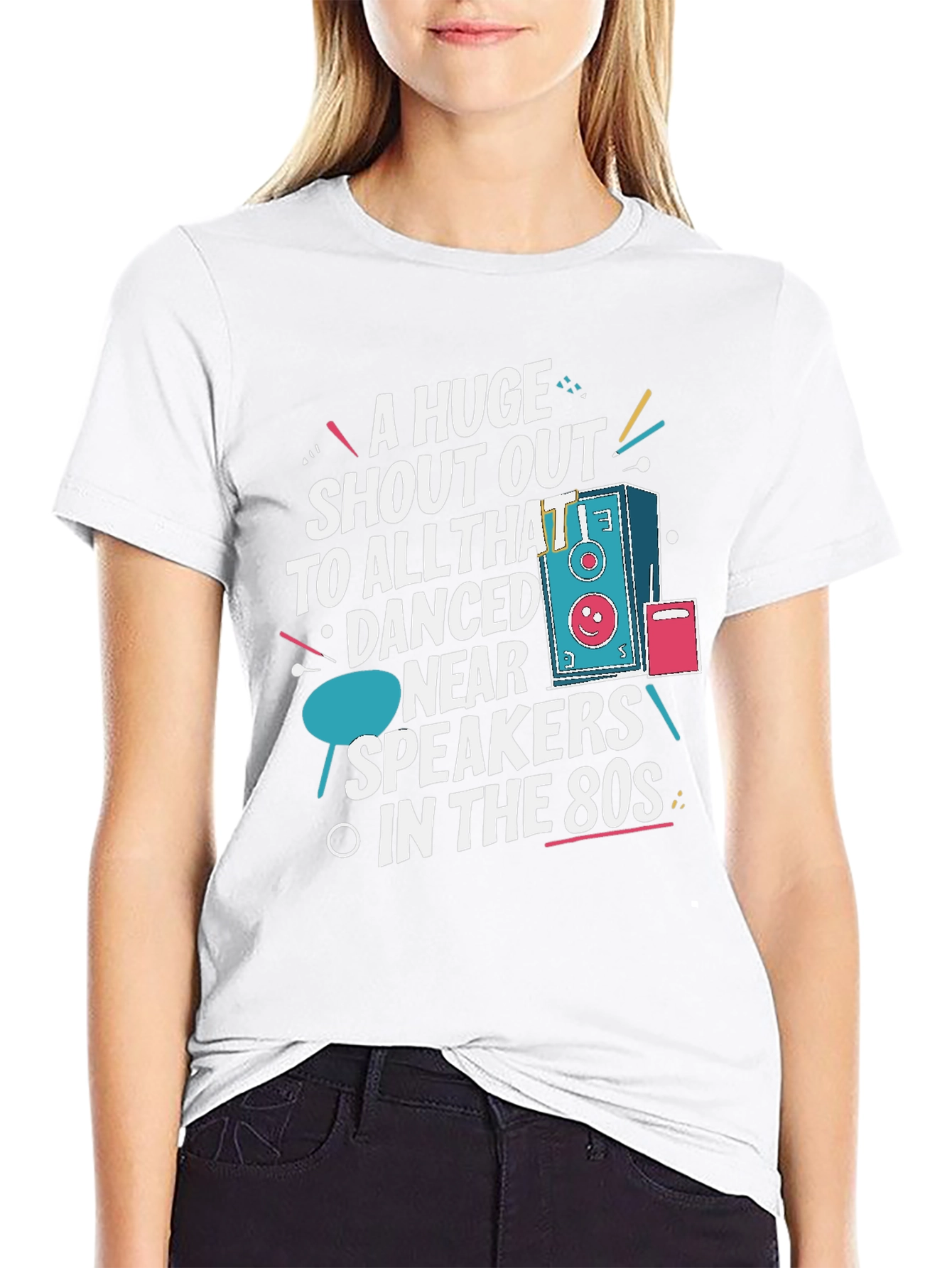 Retro 80s Speaker T-Shirt