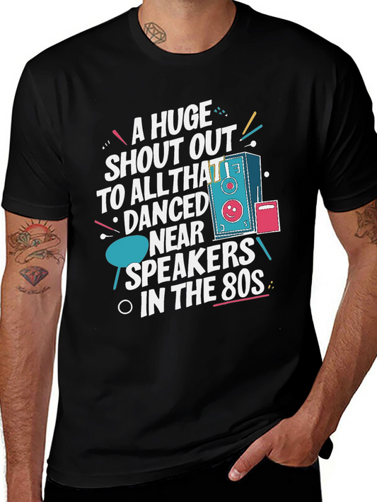 Retro 80s Speaker T-Shirt
