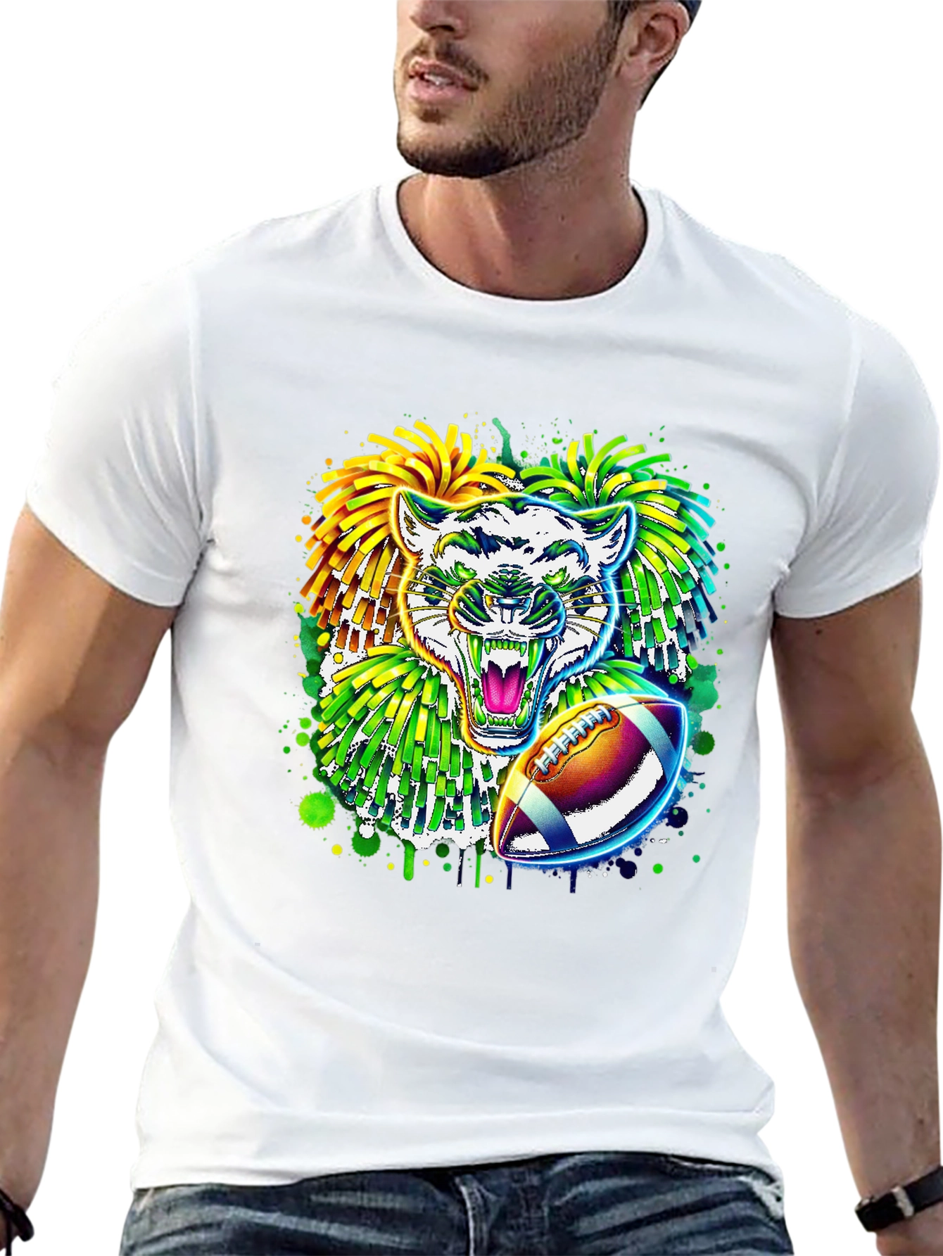 Tiger Football T-Shirt