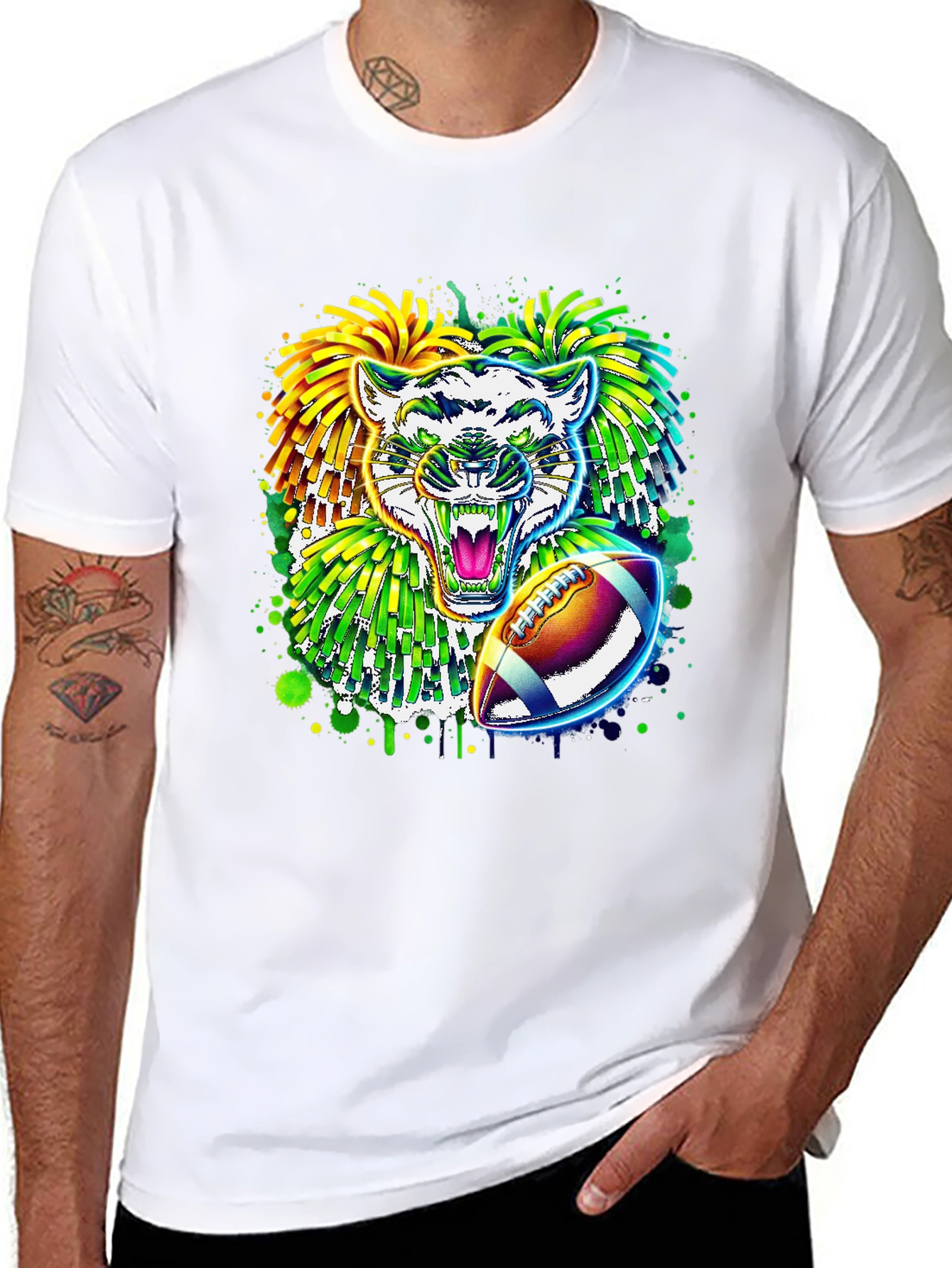 Tiger Football T-Shirt