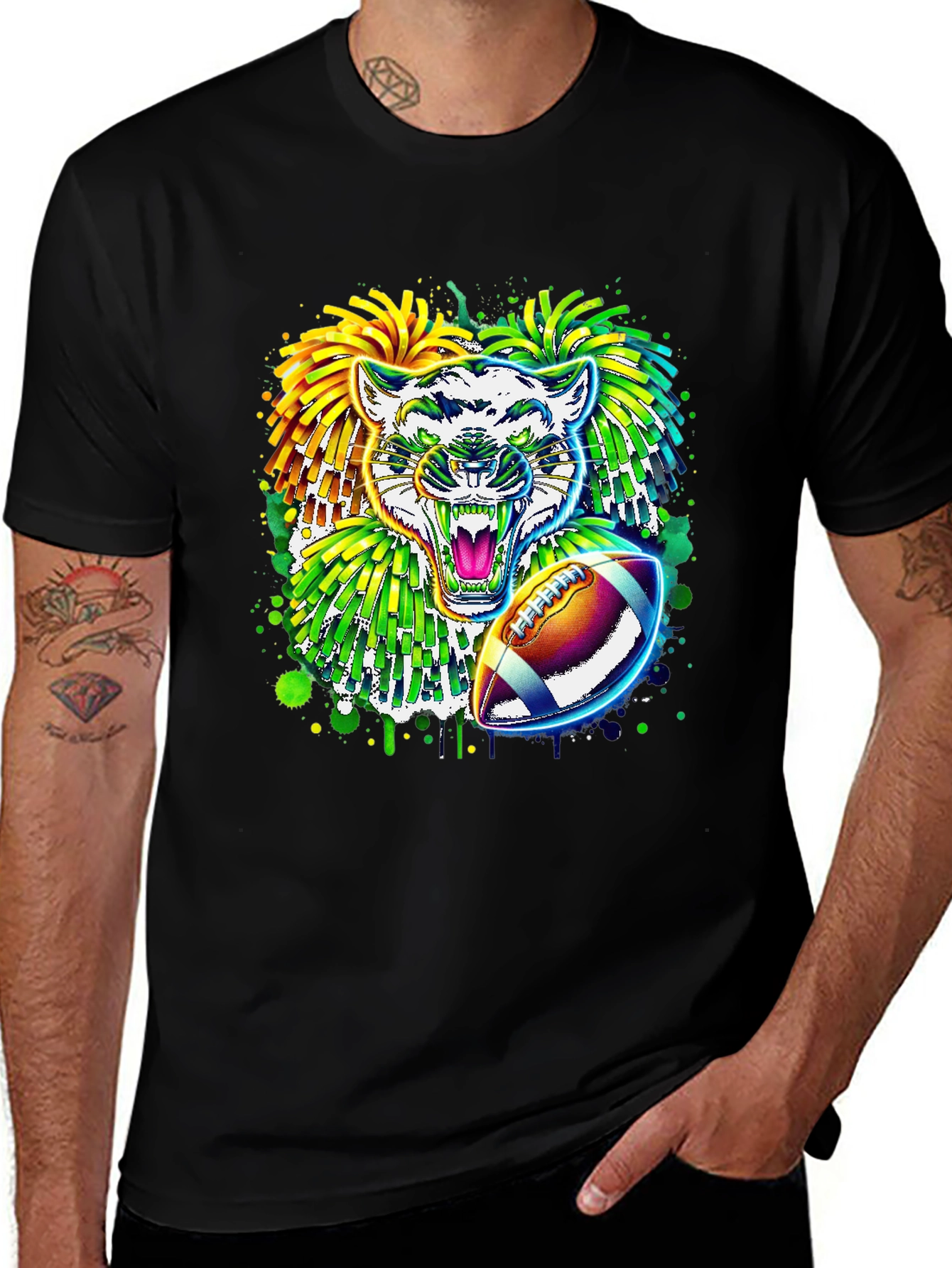 Tiger Football T-Shirt