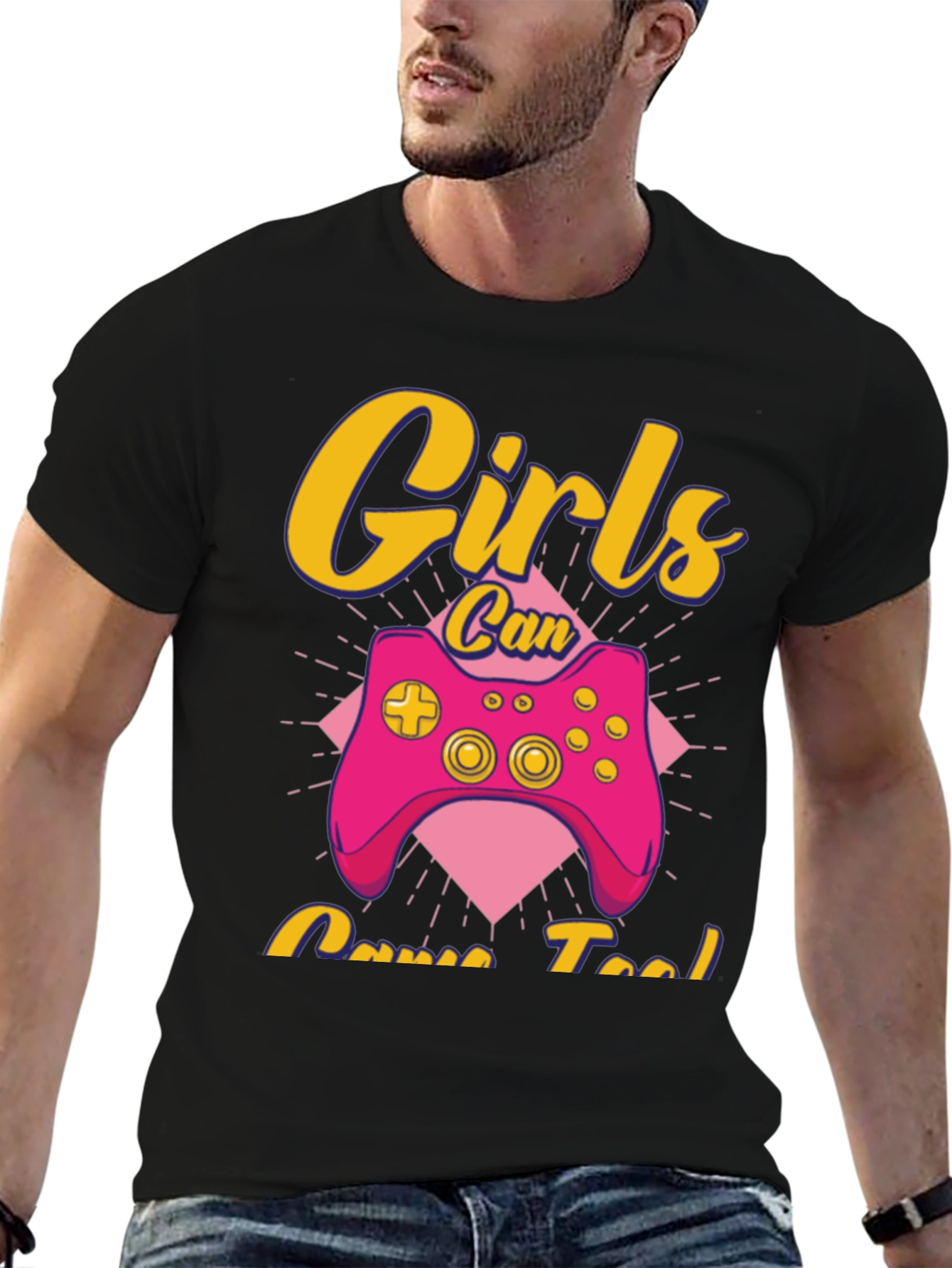Girls Can Game Too T-Shirt