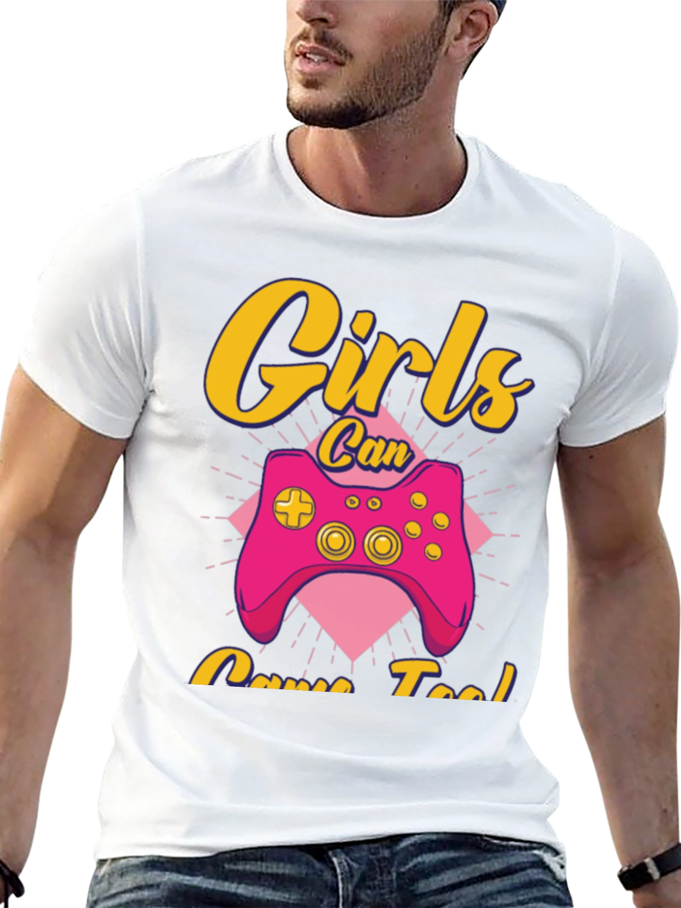 Girls Can Game Too T-Shirt