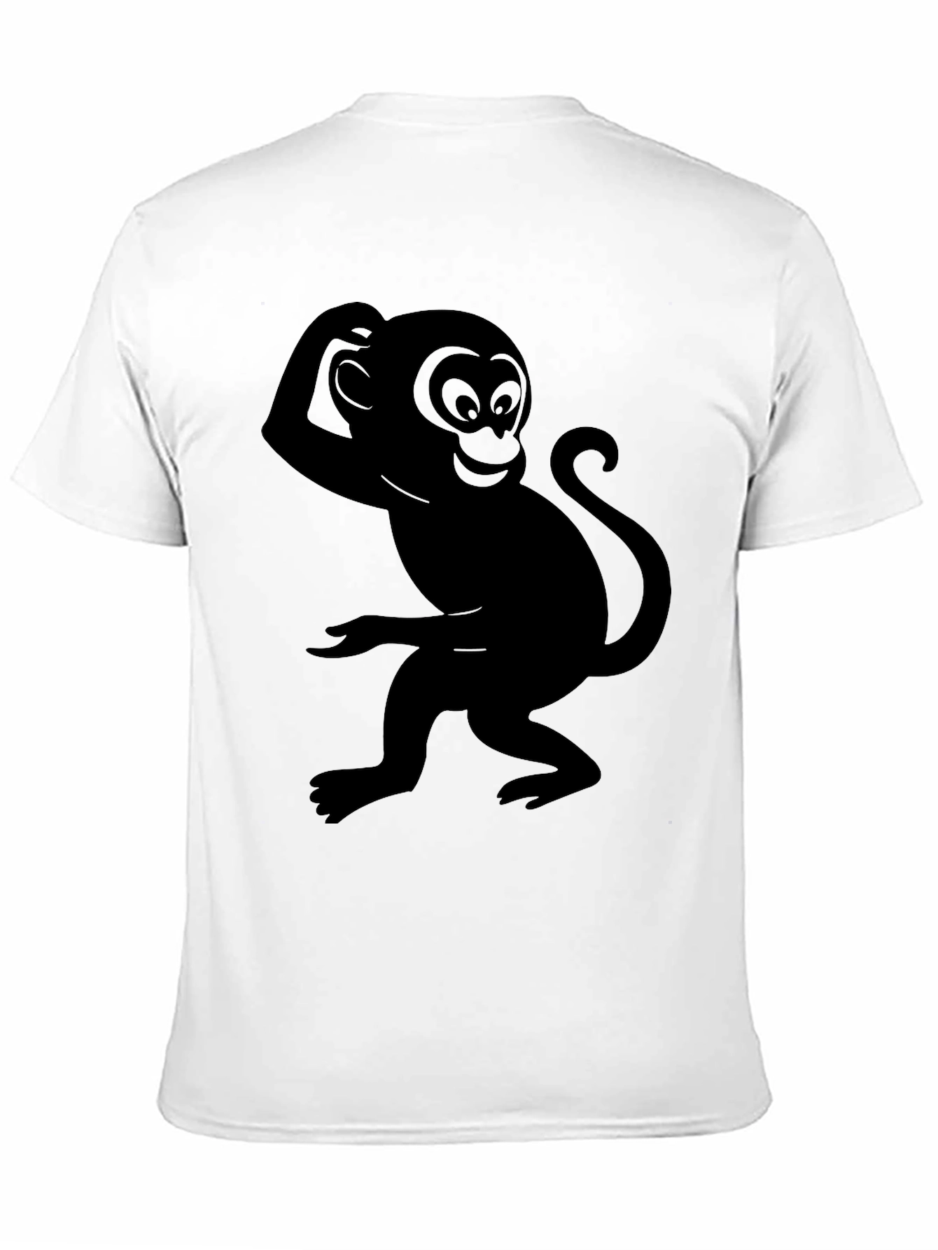 Black Monkey Graphic Tee - Quirky & Fun Design