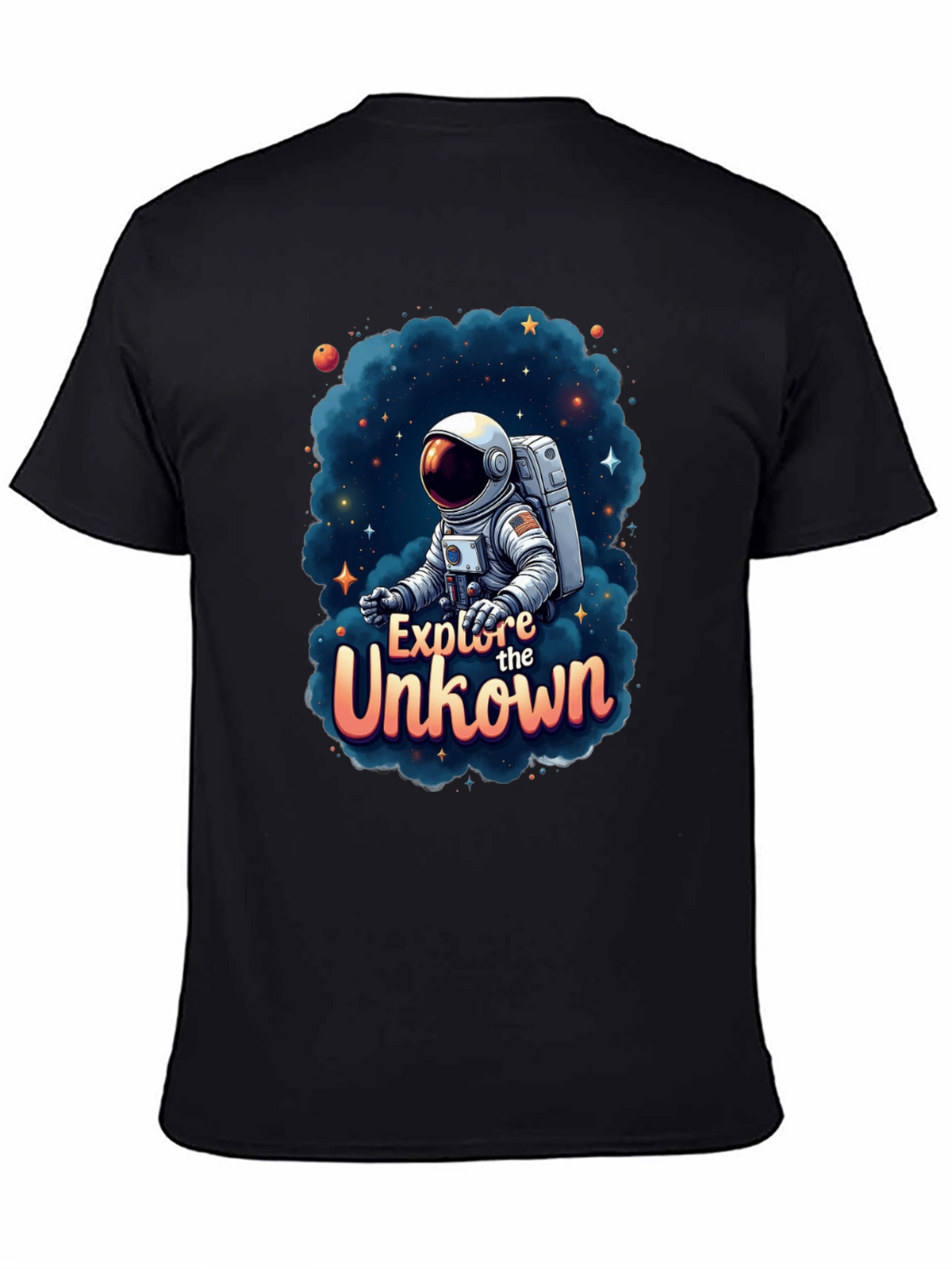 Explore the Unknown Astronaut Graphic Tee