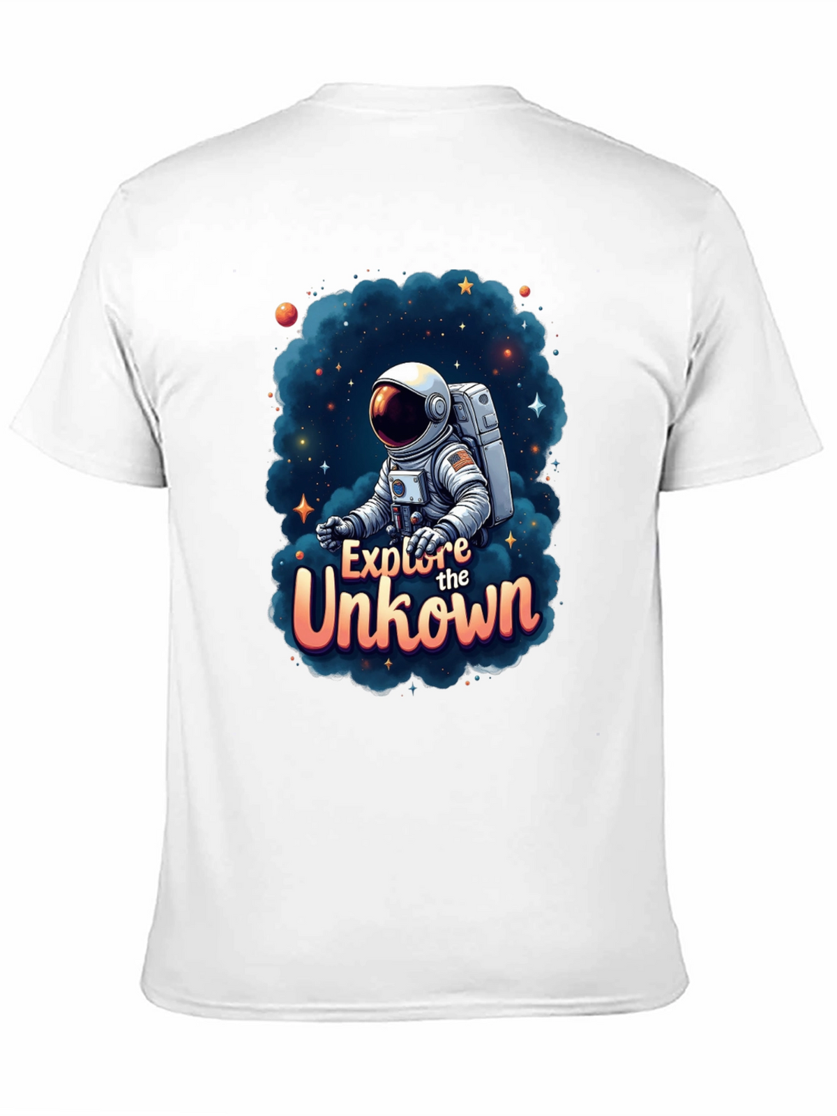 Explore the Unknown Astronaut Graphic Tee