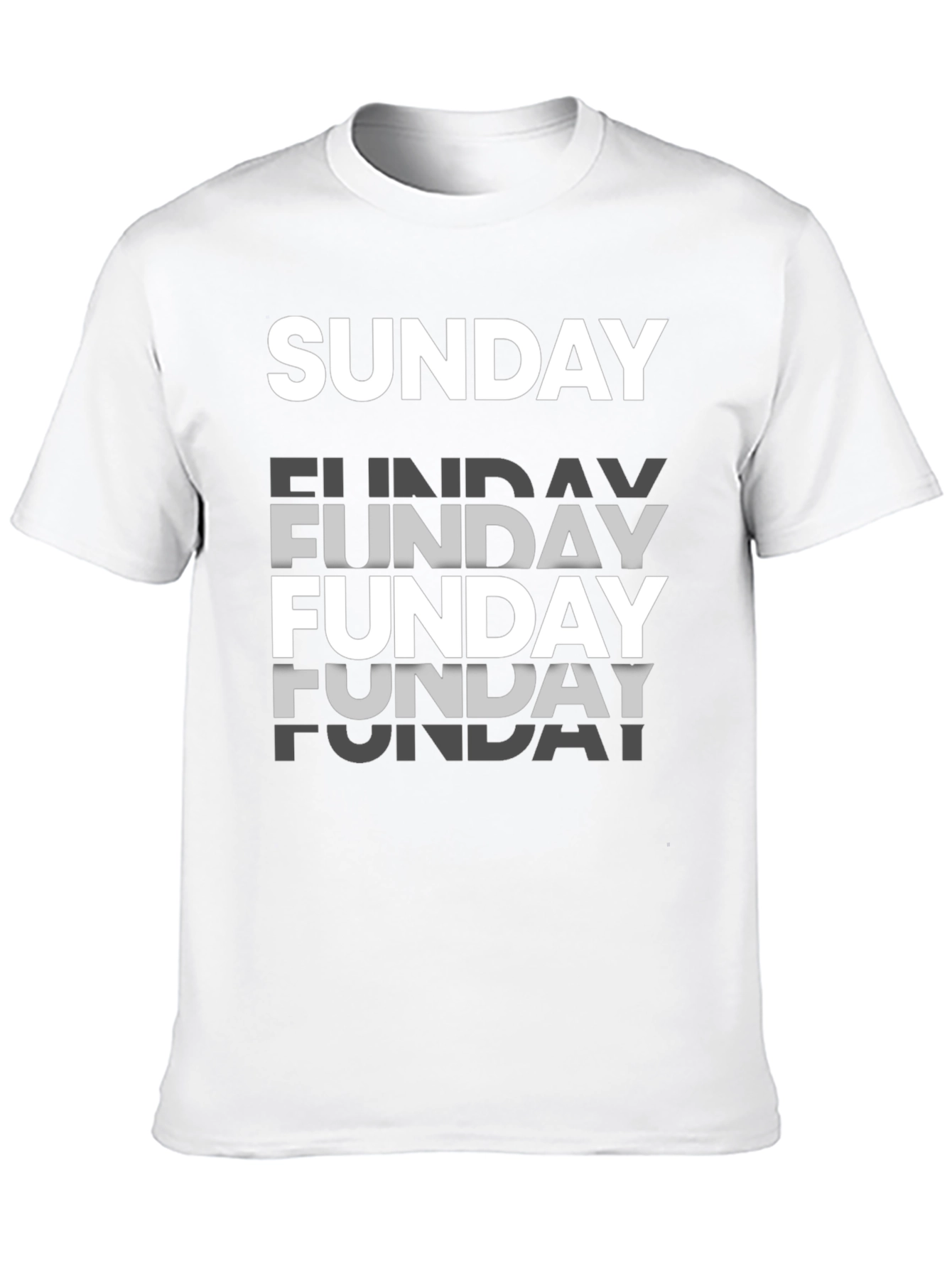 Sunday Funday Graphic Tee - Mens Black T-Shirt