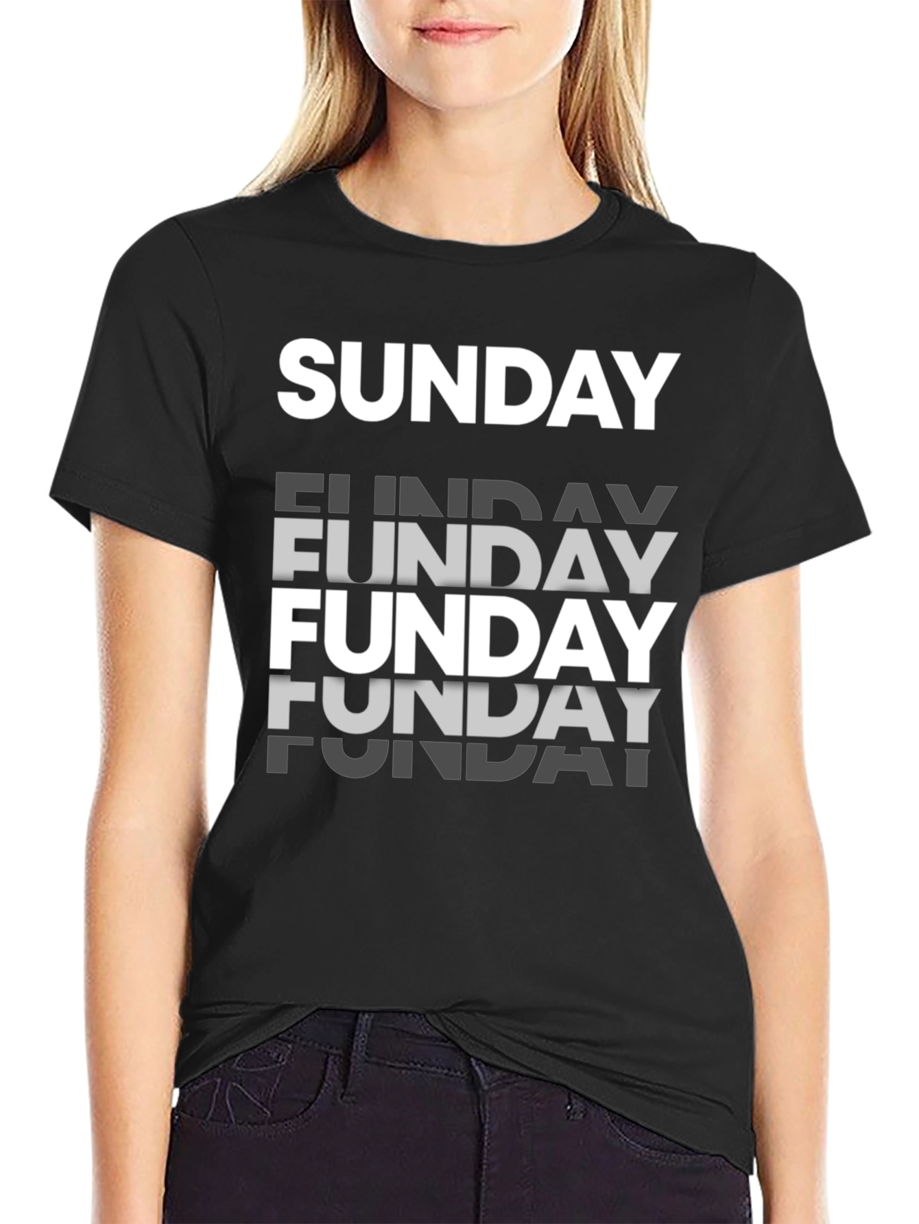 Sunday Funday Graphic Tee - Mens Black T-Shirt