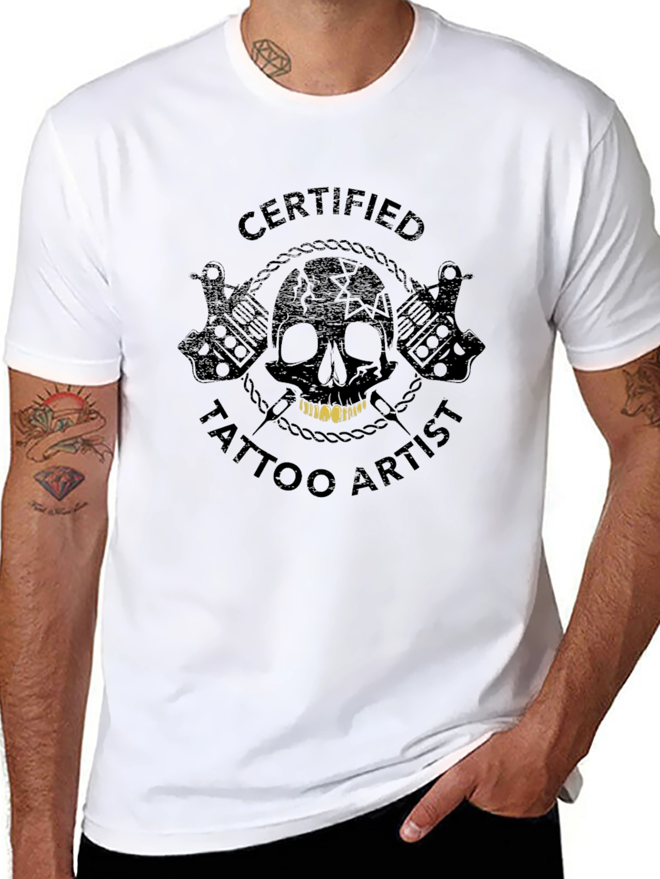 Certified Tattoo Artist Graphic T-Shirt