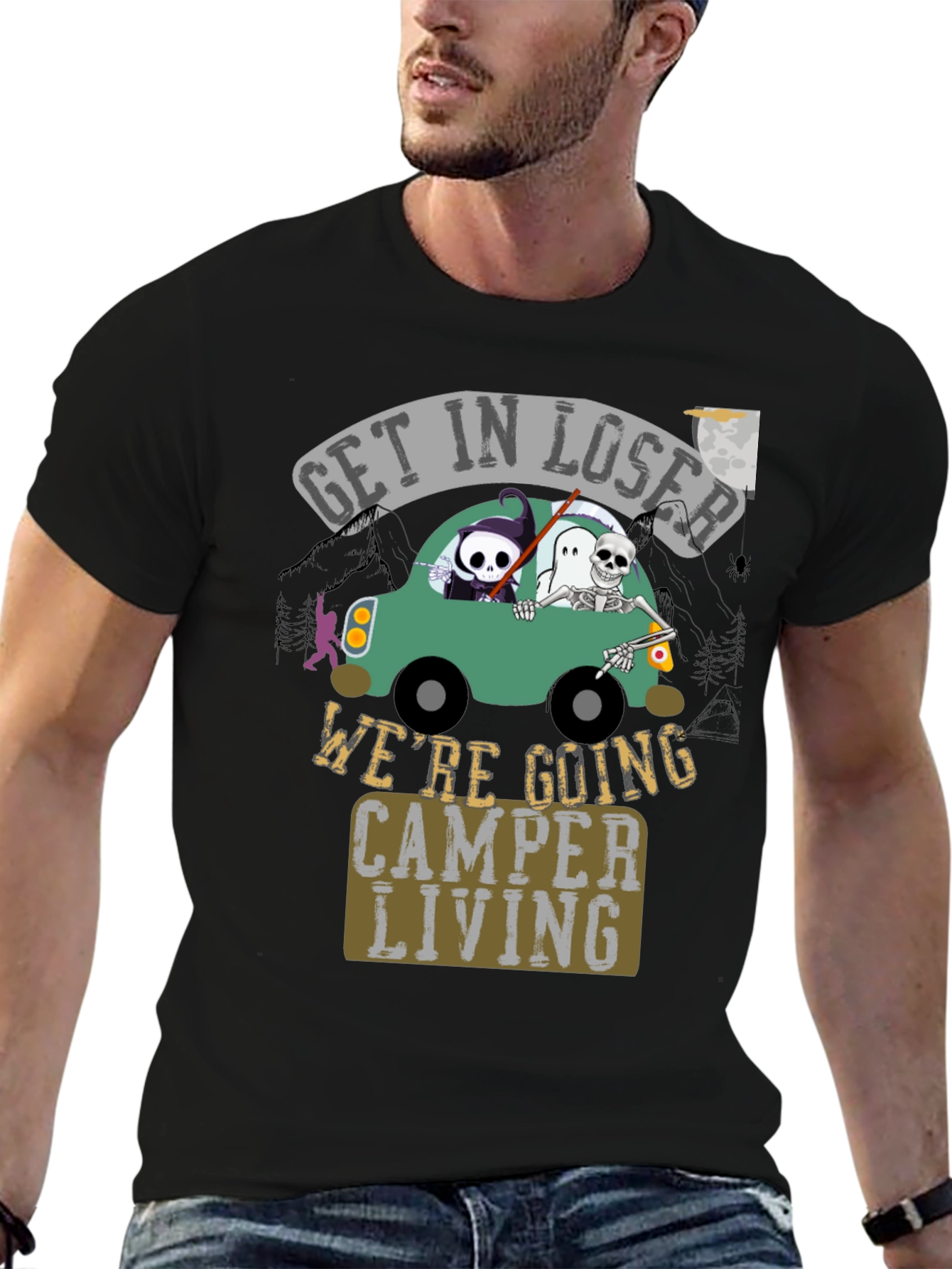 Camper Living Tee: Get In Loser