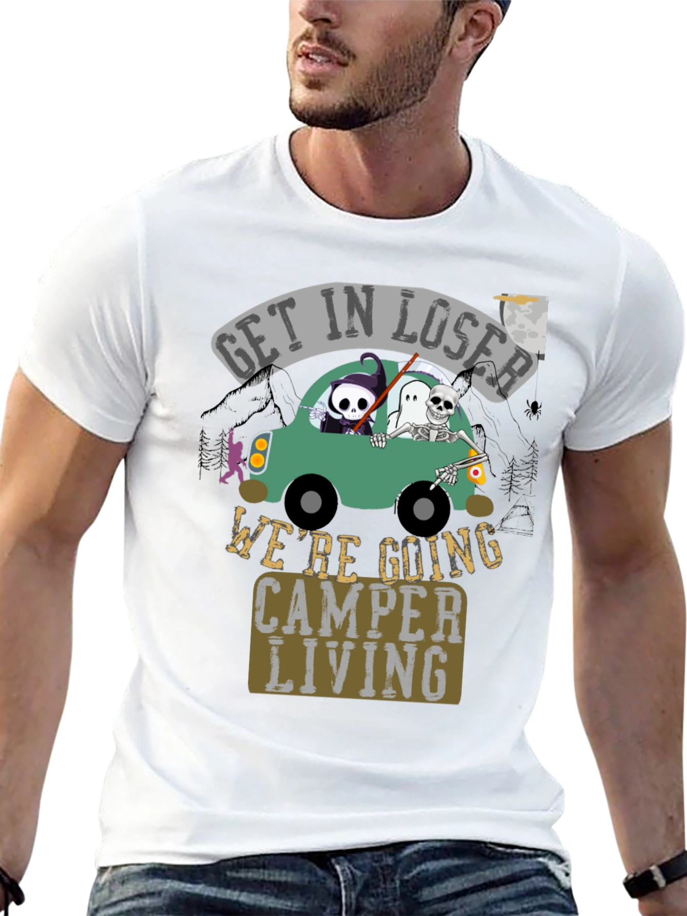 Camper Living Tee: Get In Loser