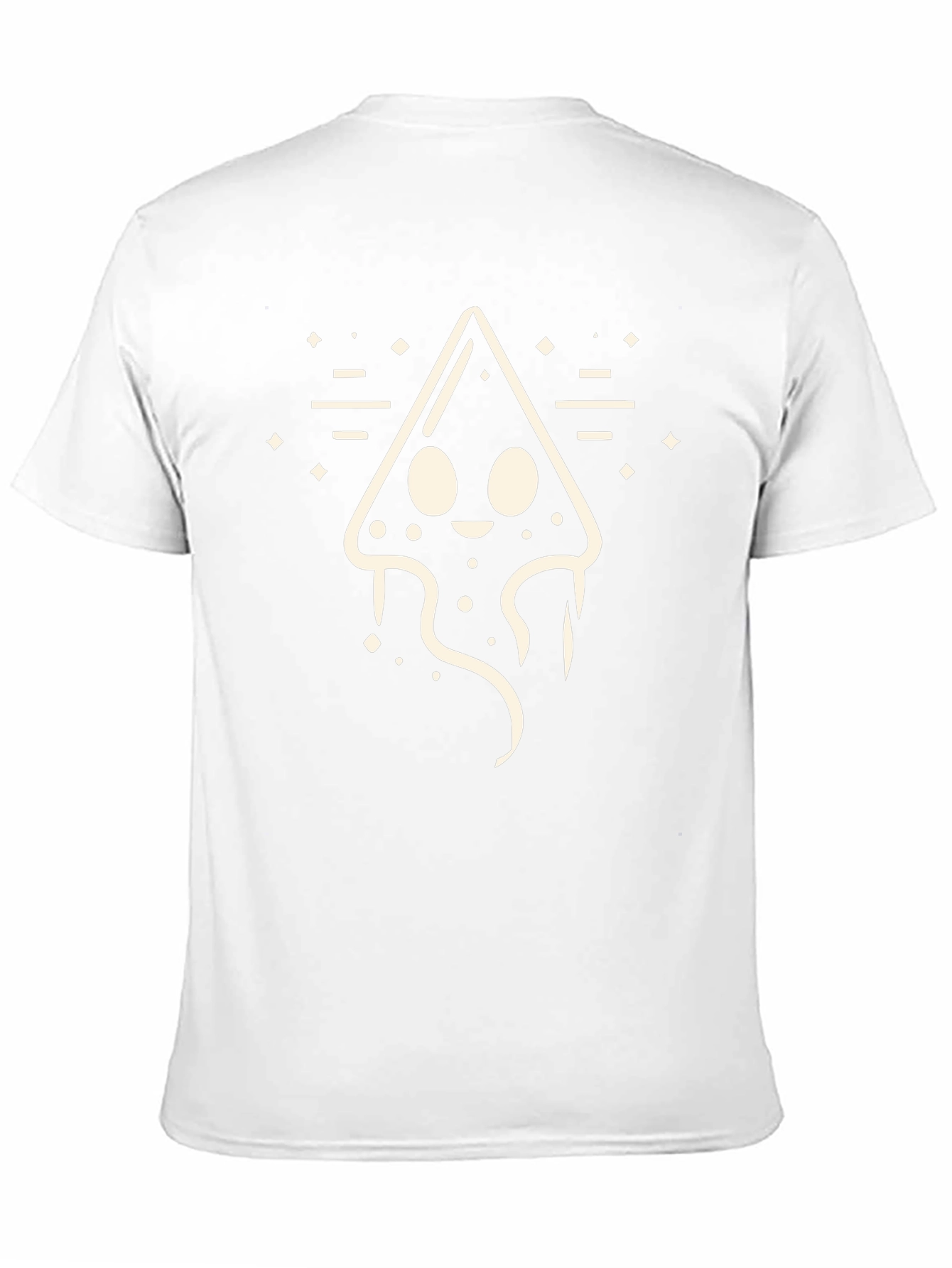 Cute Squid Graphic Tee - Black Cotton T-Shirt