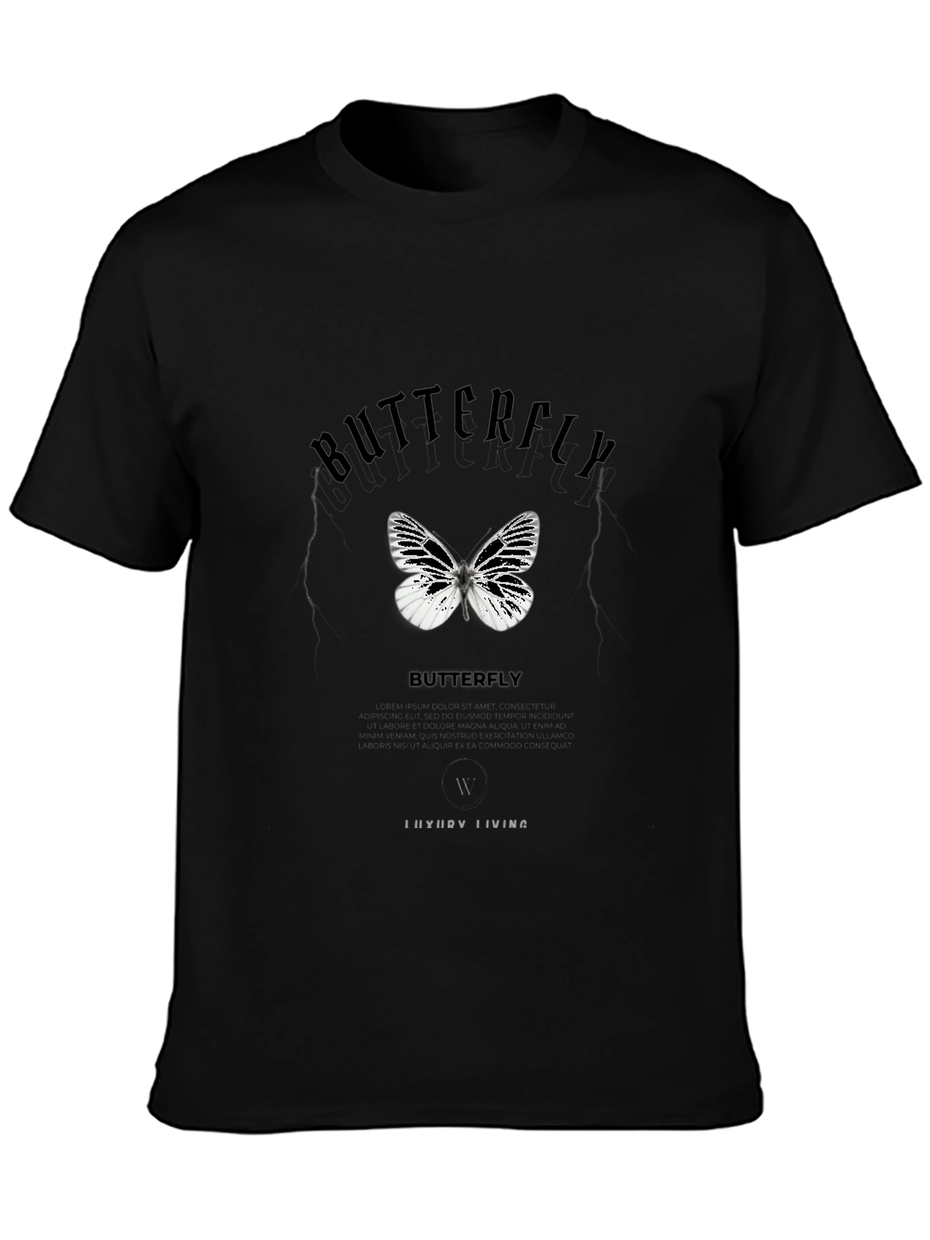 Butterfly Graphic Tee - Modern Style